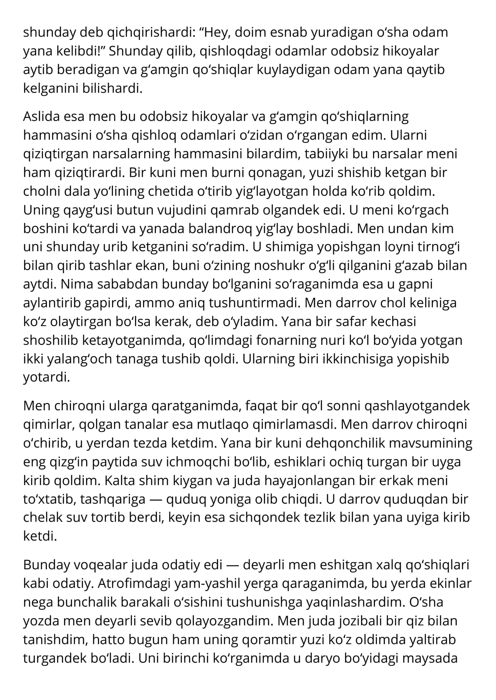 yashamoq o'zbekcha tarjimasi 2
