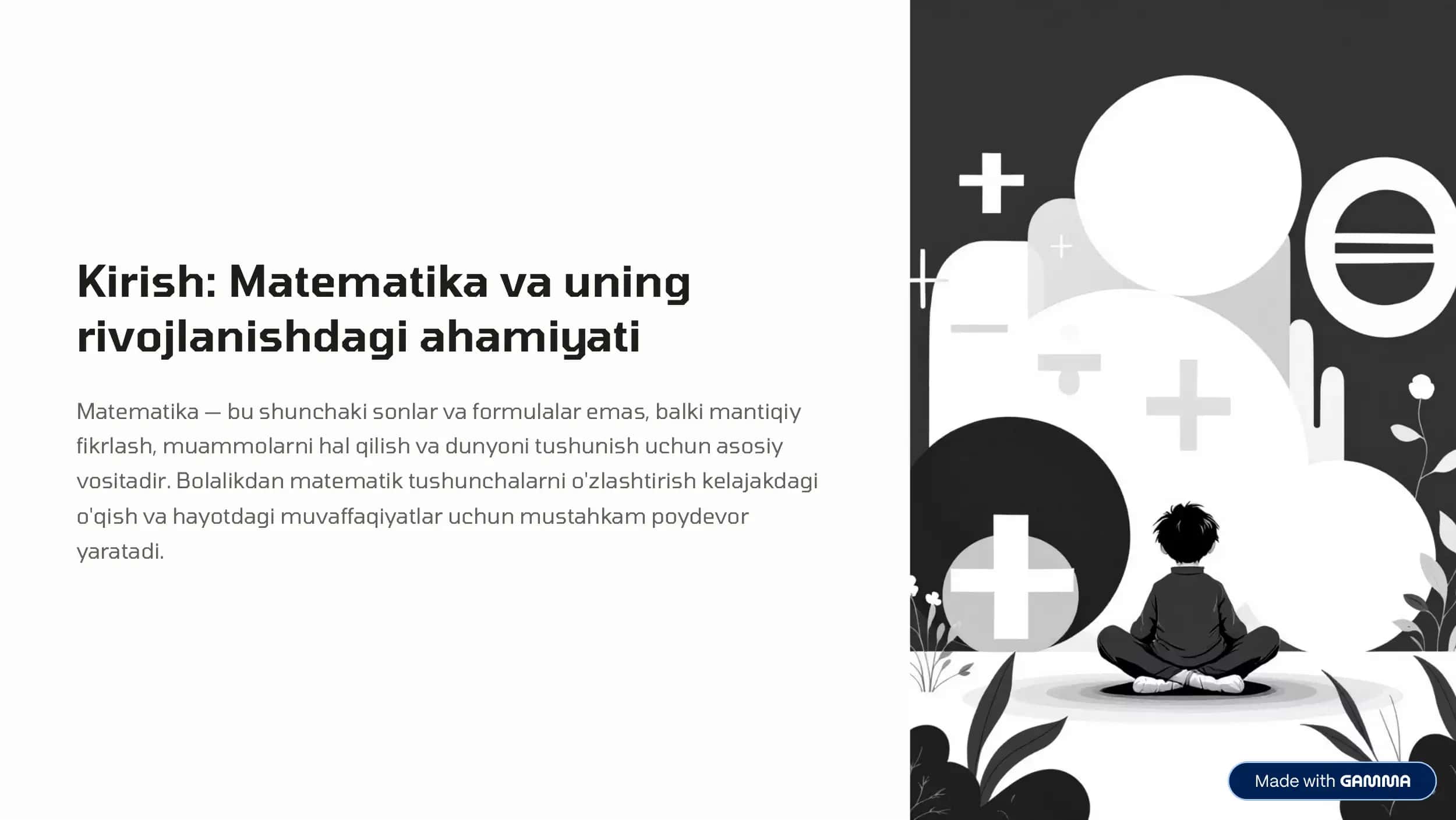 Matematika va uning rivojlanishi 2
