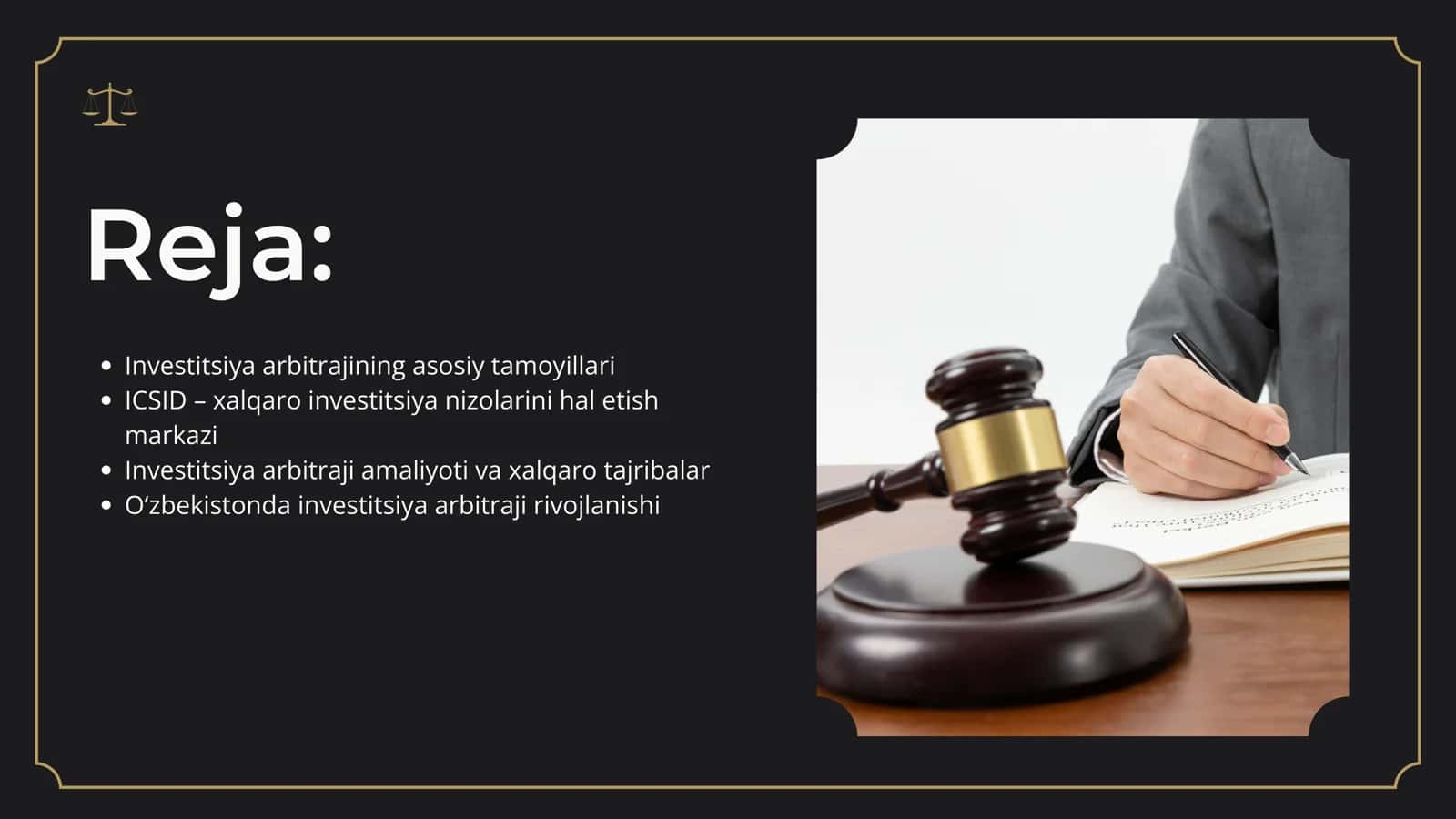INVESTITSIYA ARBITRAJI VA ICSID AMALIYOTI 2