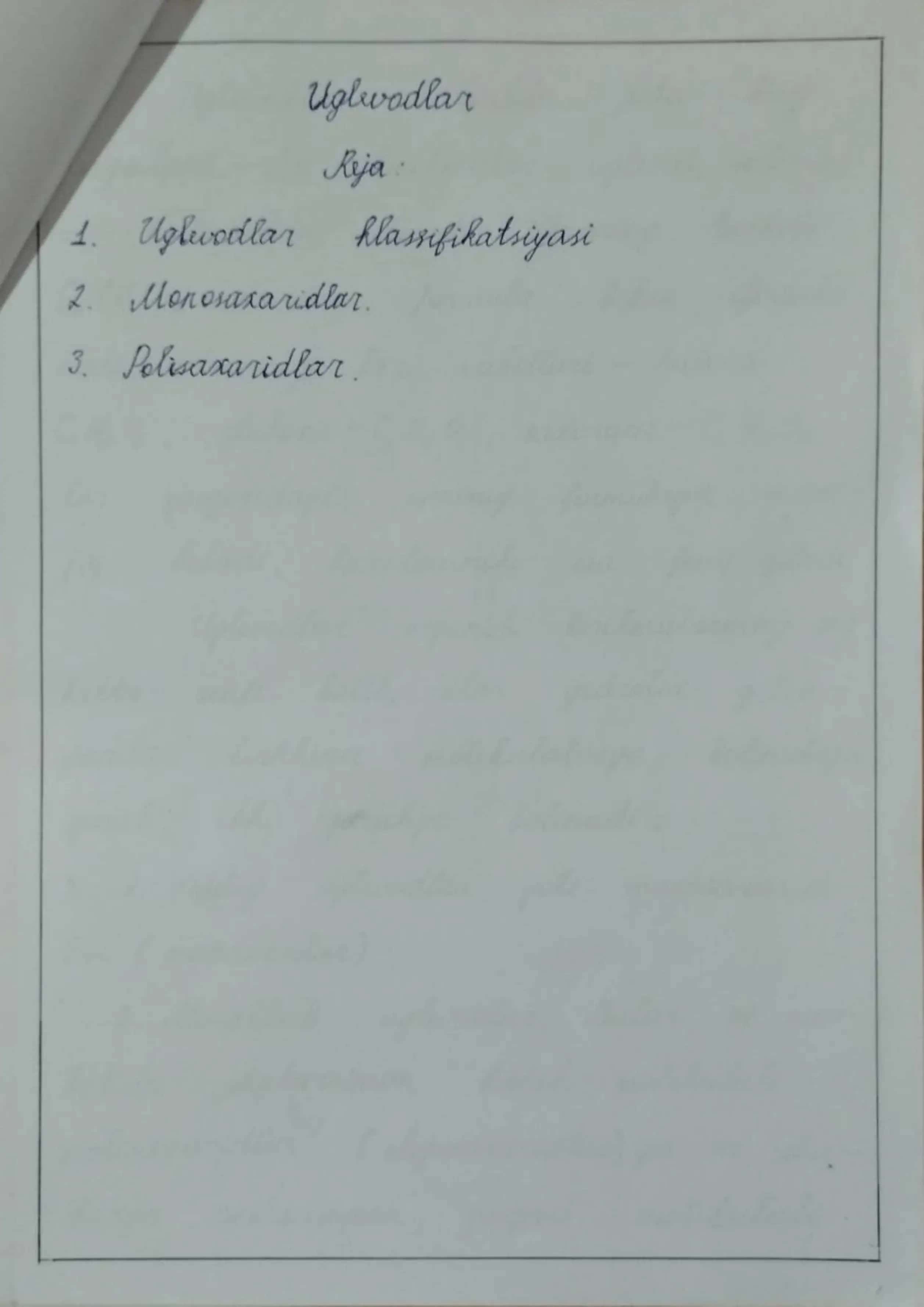 Uglevodlar 2