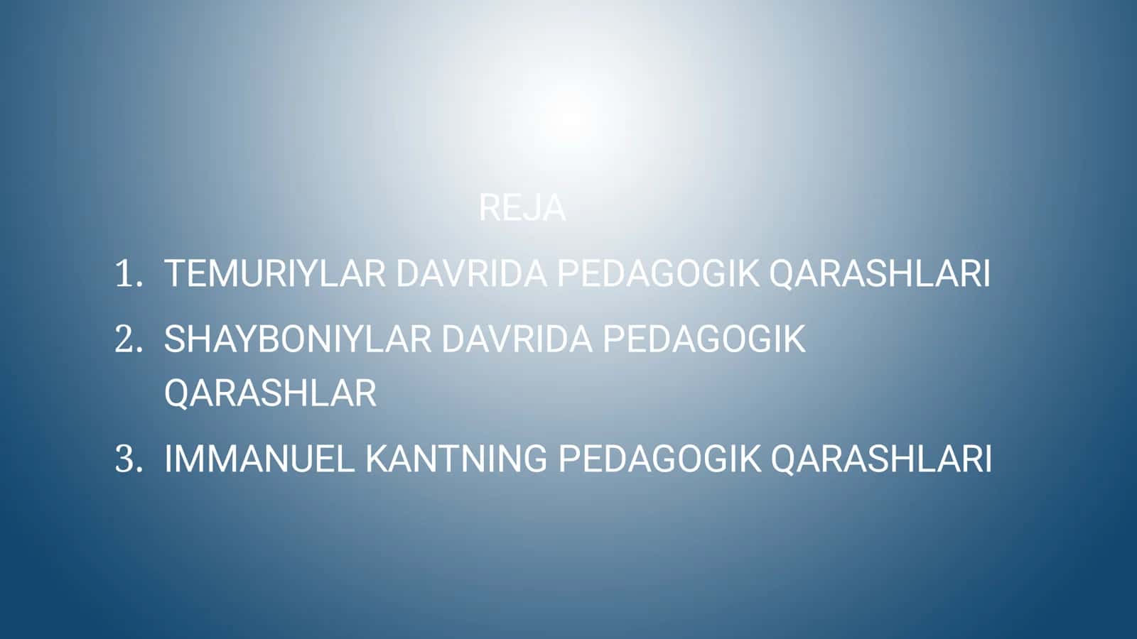 14 asrdan 19 asrning ikkinchi yarimigacha bo'lgan davrda tarbiya, maktab va pedagogik ﬁkrlar rivoji 2