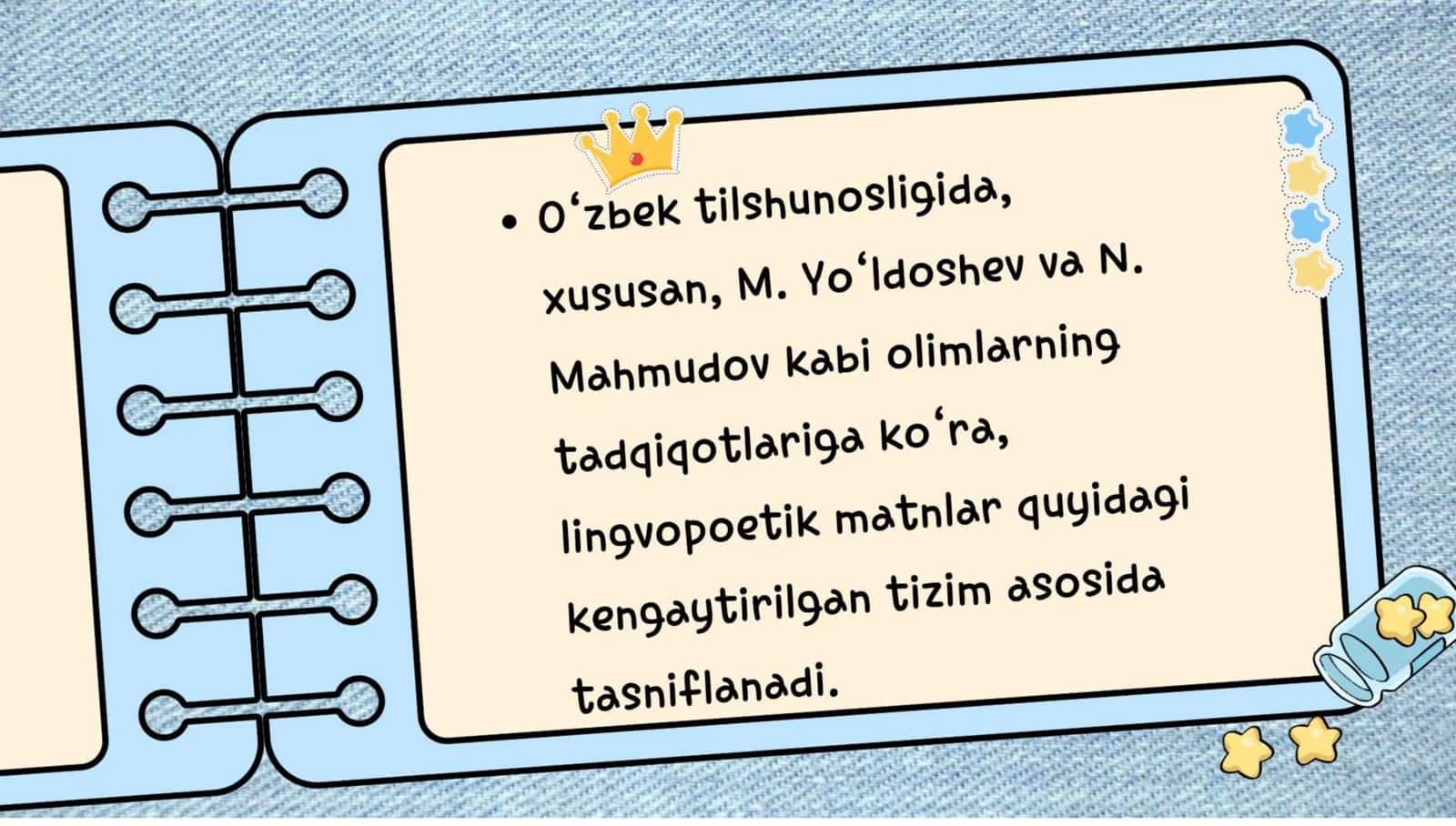 Taqdimot  matn turlari 2