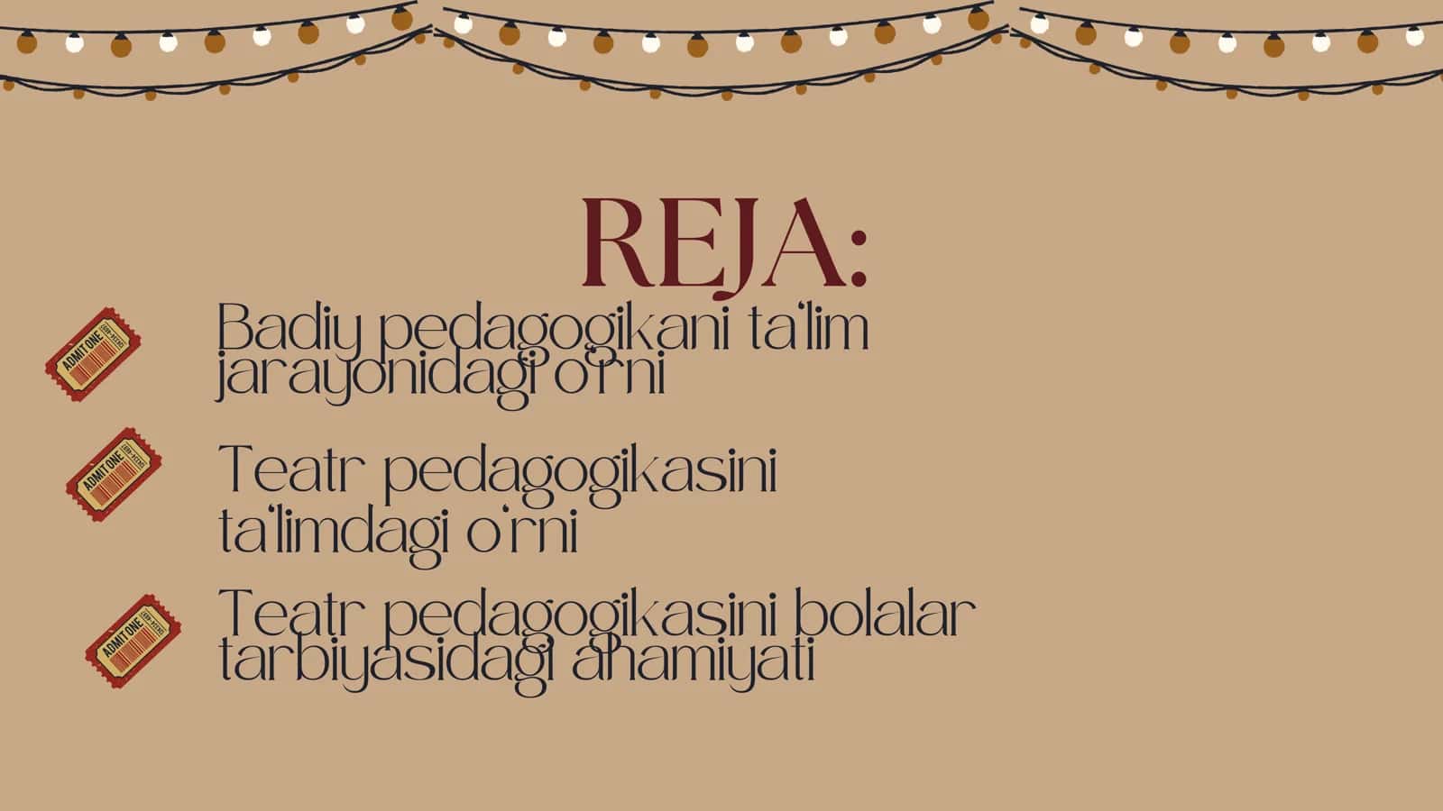 Teatr Pedagogikasi Imkoniyatlari 2