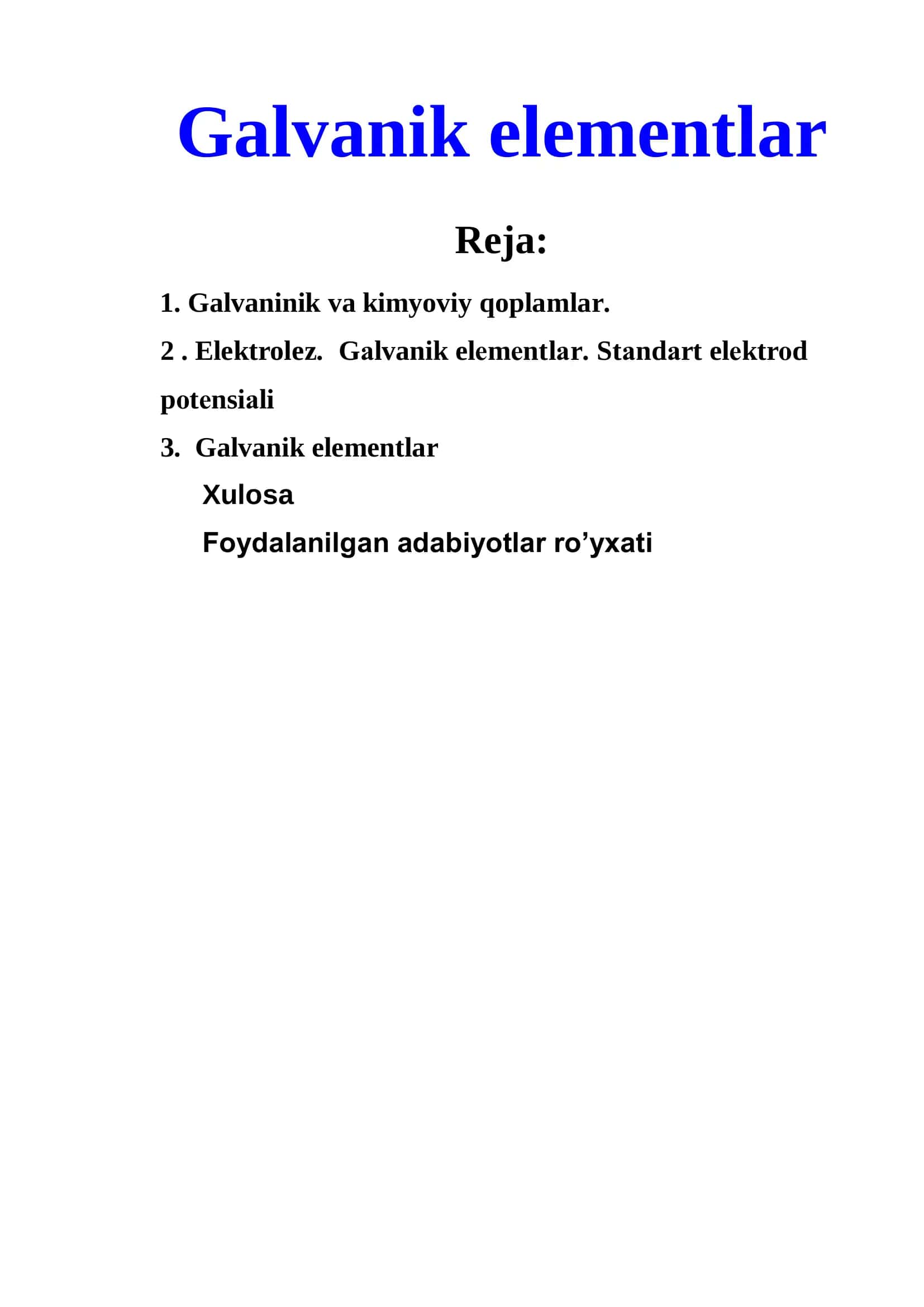 REFARATI Galvanik Elementlar 2