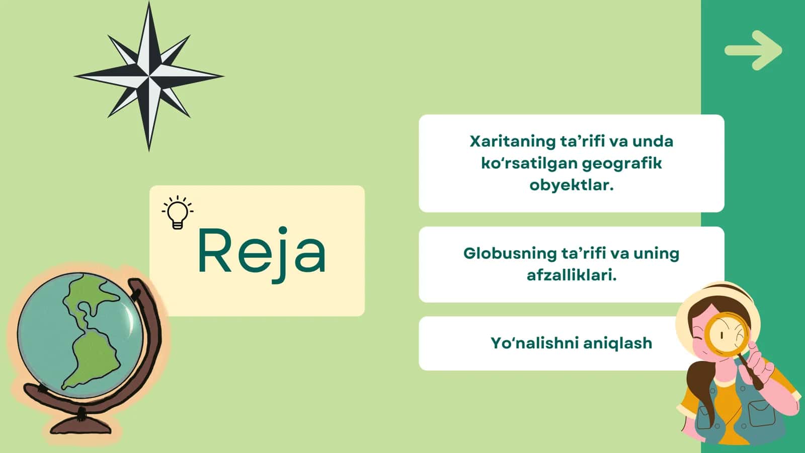 Globus va xaritalar 2