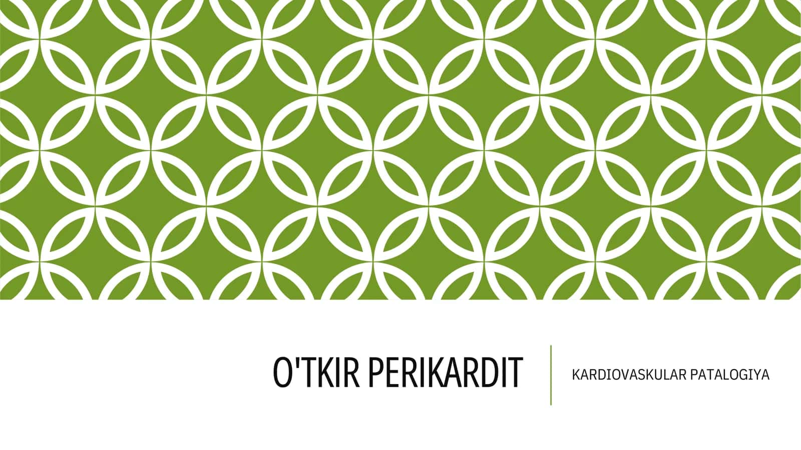 O'TKIR PERIKARDIT 2