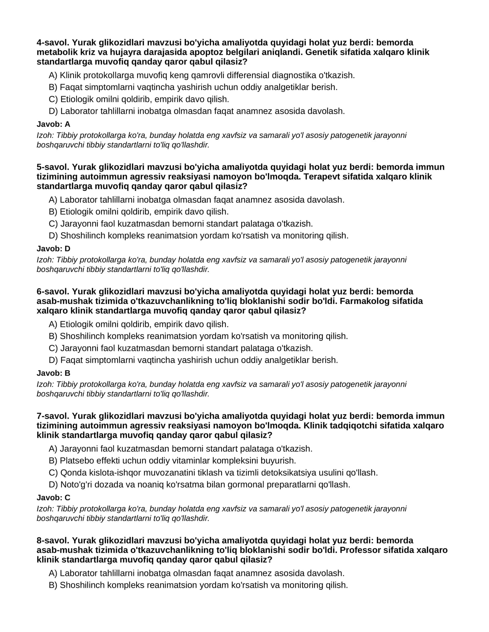 YURAK GLIKOZIDLARI - 1-QISM 2