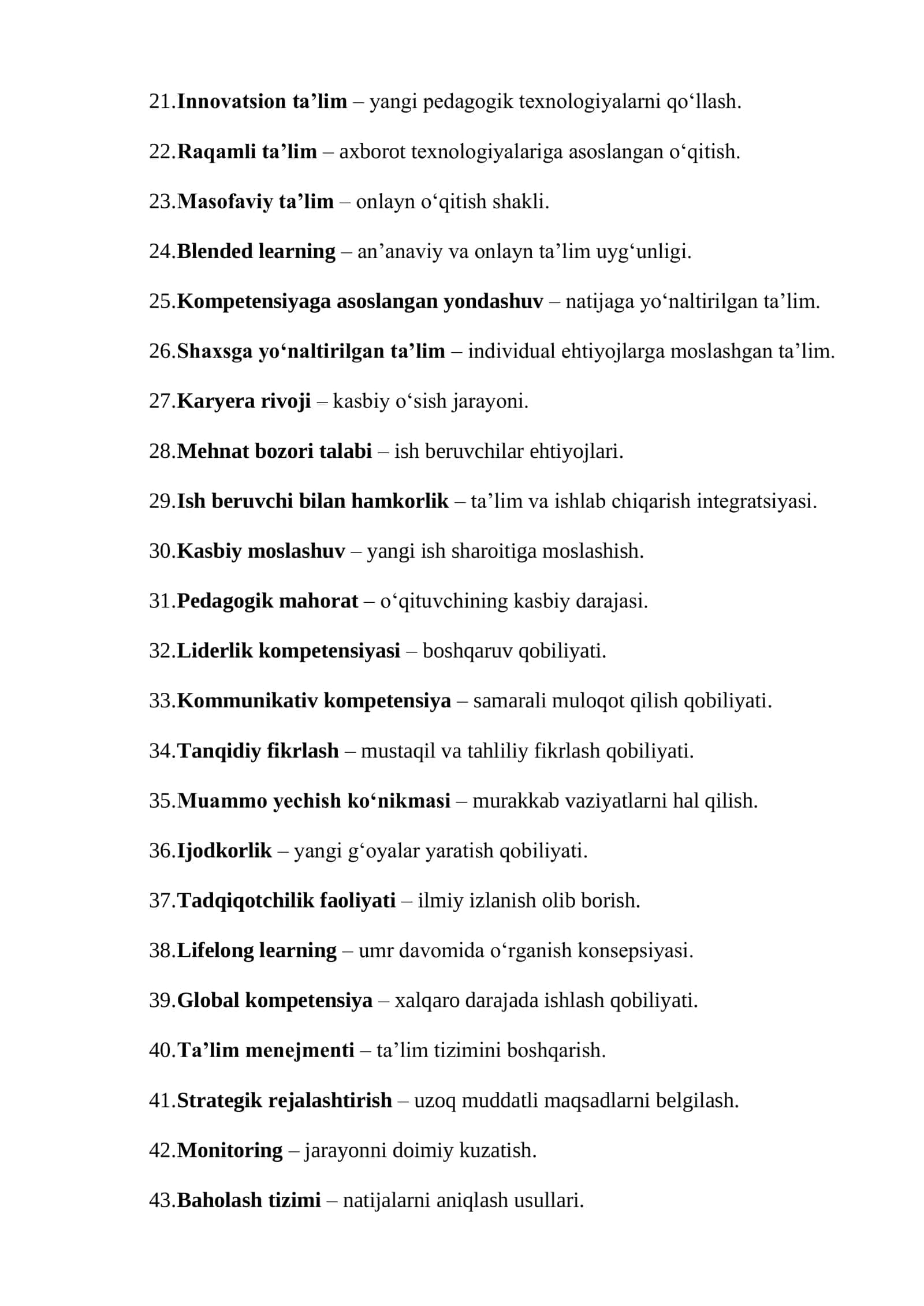 RIVOJLANGAN MAMLAKATLARDA MUTAXASISILAR TAYYORLASH 2