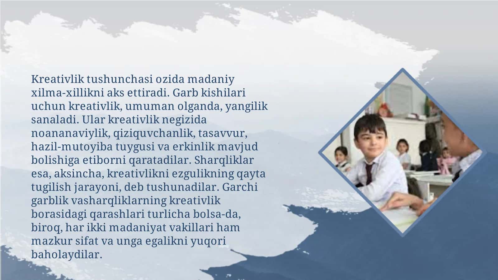 Kreativ pedagogika fanidan mustaqil ta'lim 2