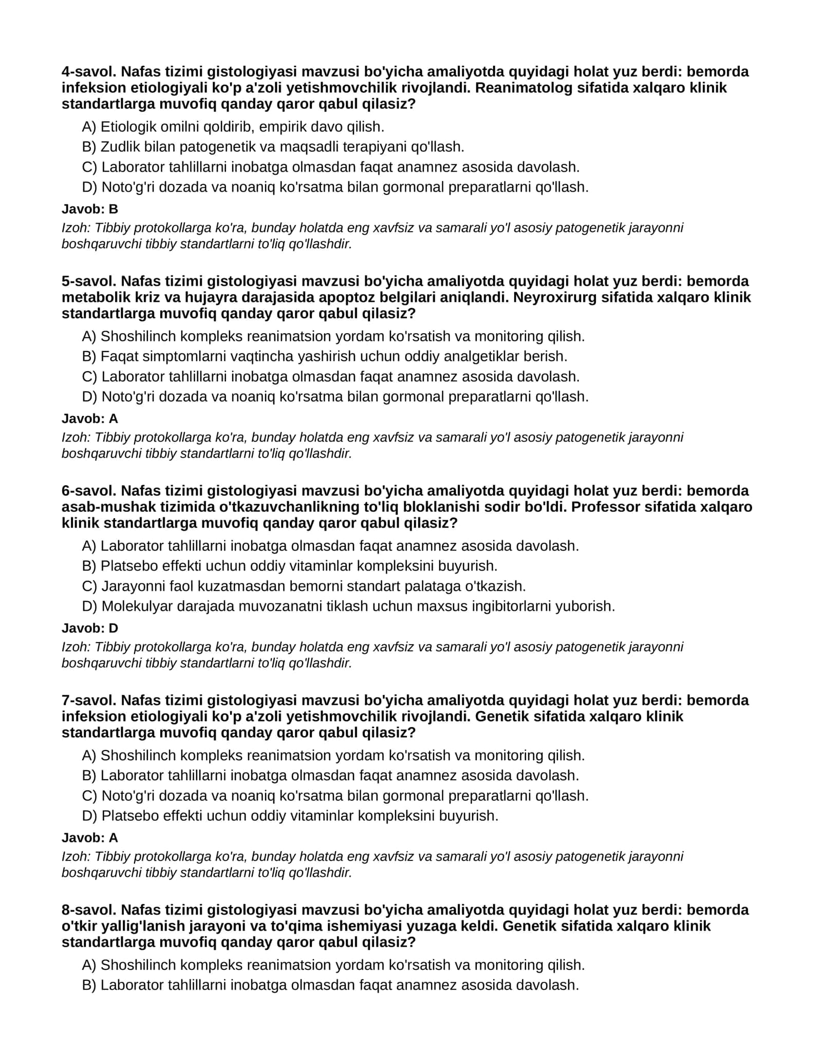 NAFAS TIZIMI GISTOLOGIYASI - 1-QISM 2