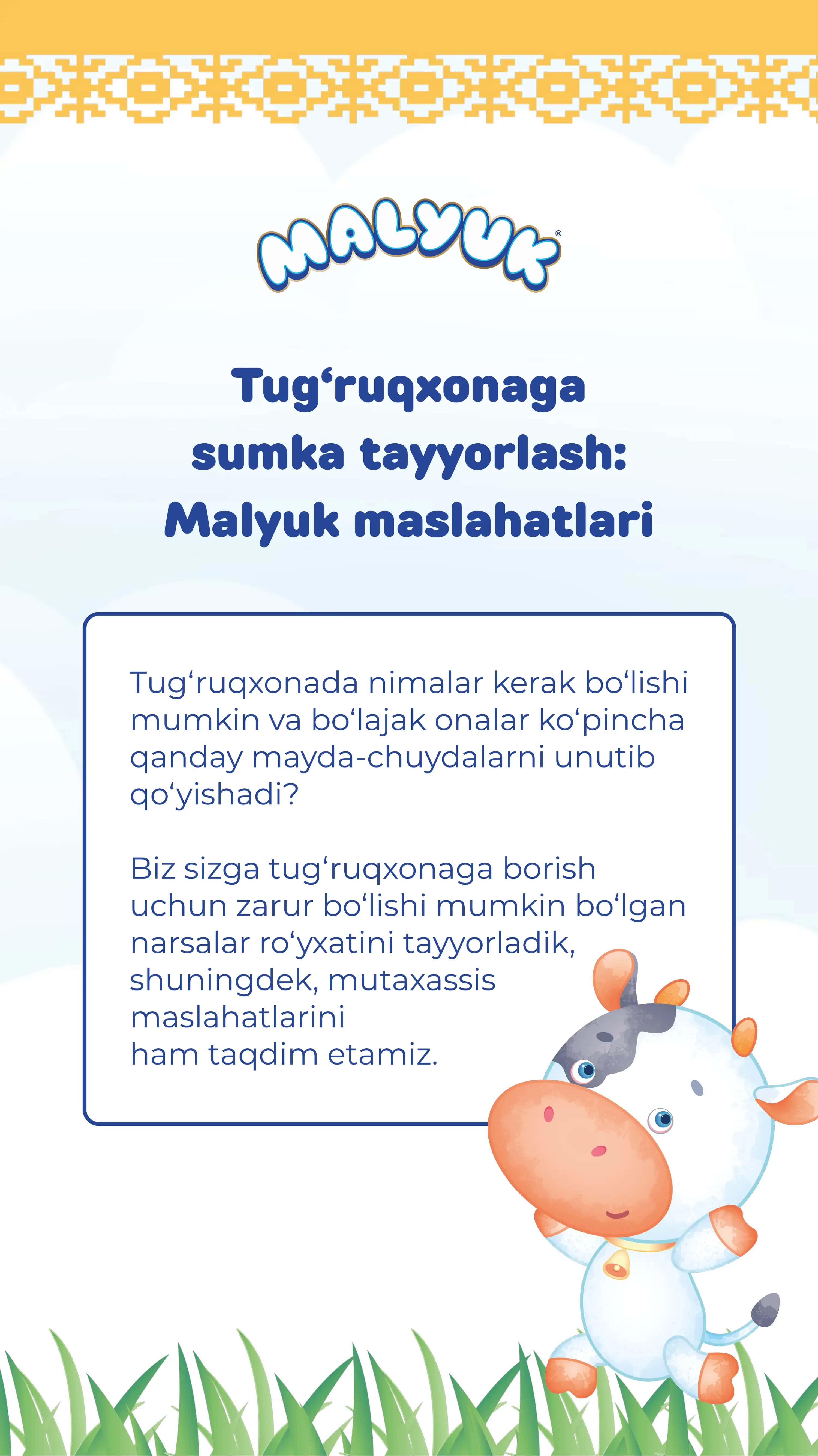 Tug‘ruqxonaga sumka tayyorlash 2