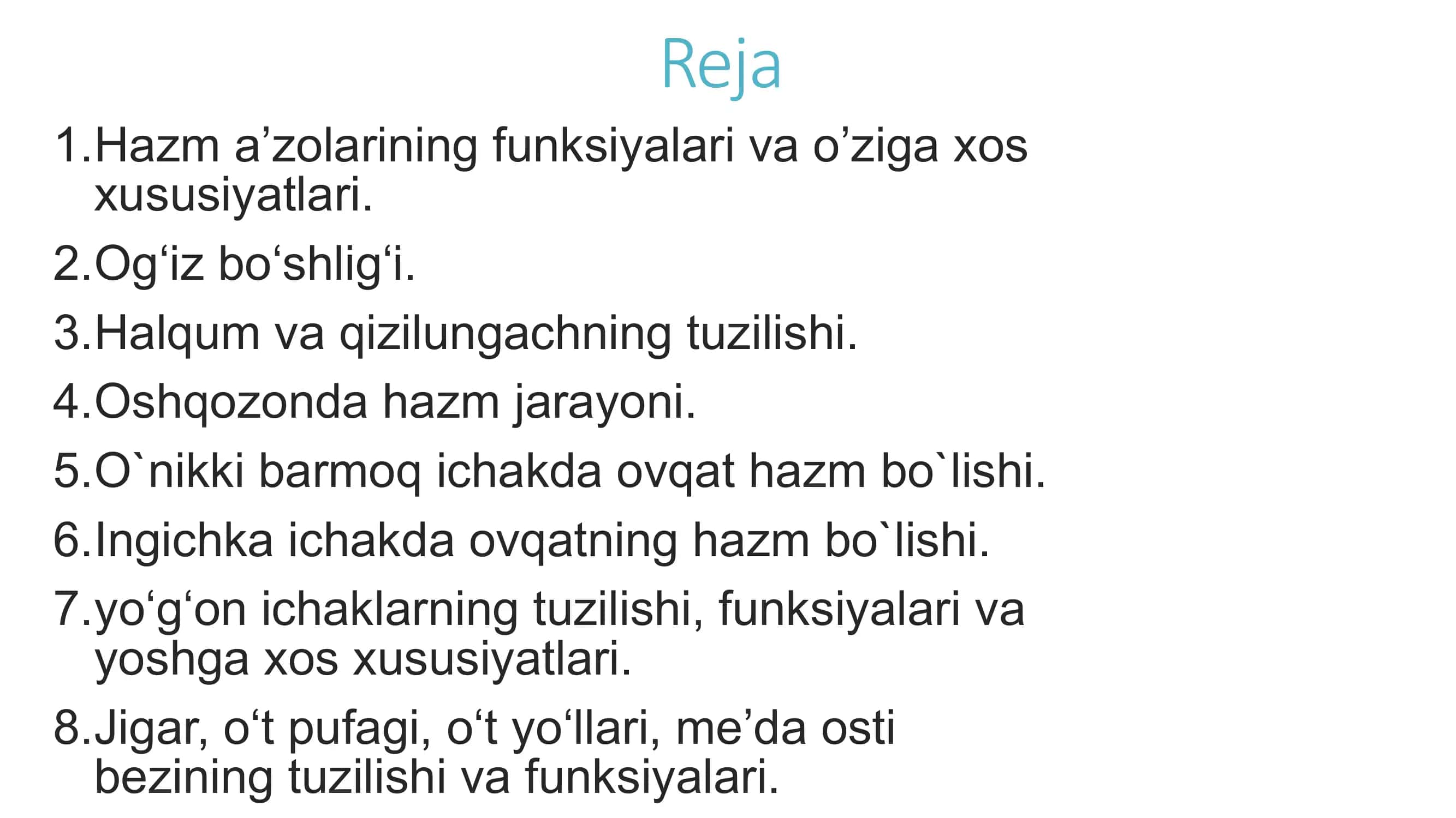 Ovqat hazmi 2