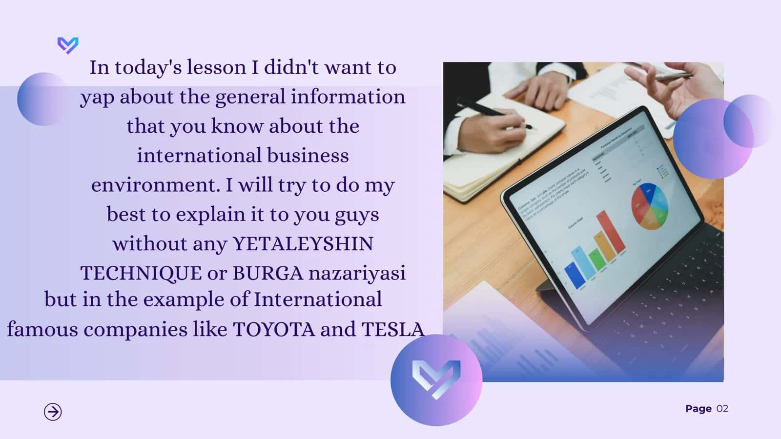 International Business Environment Studio 2
