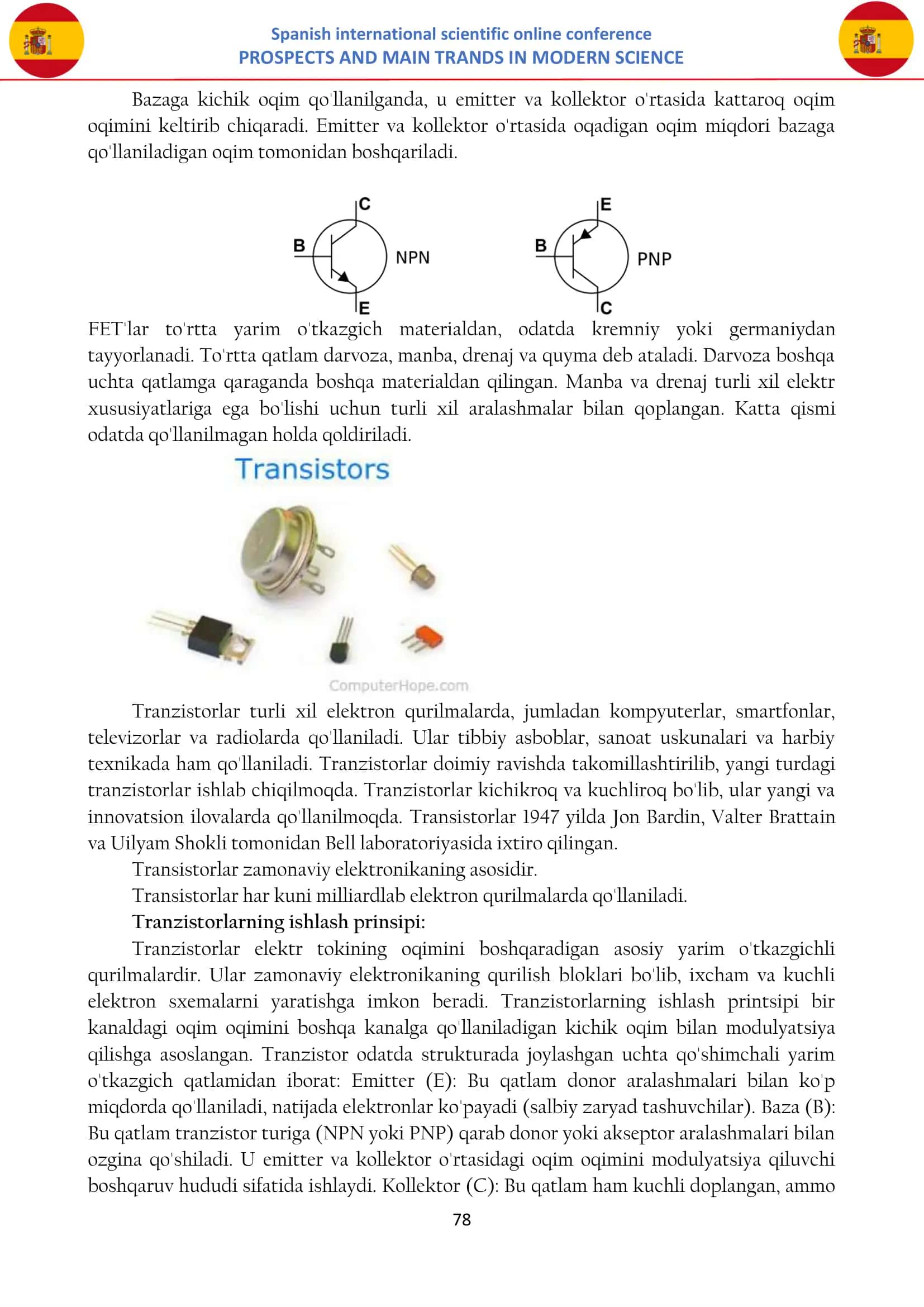 TRANZISTORLAR HAQIDA TUSHUNCHA 2