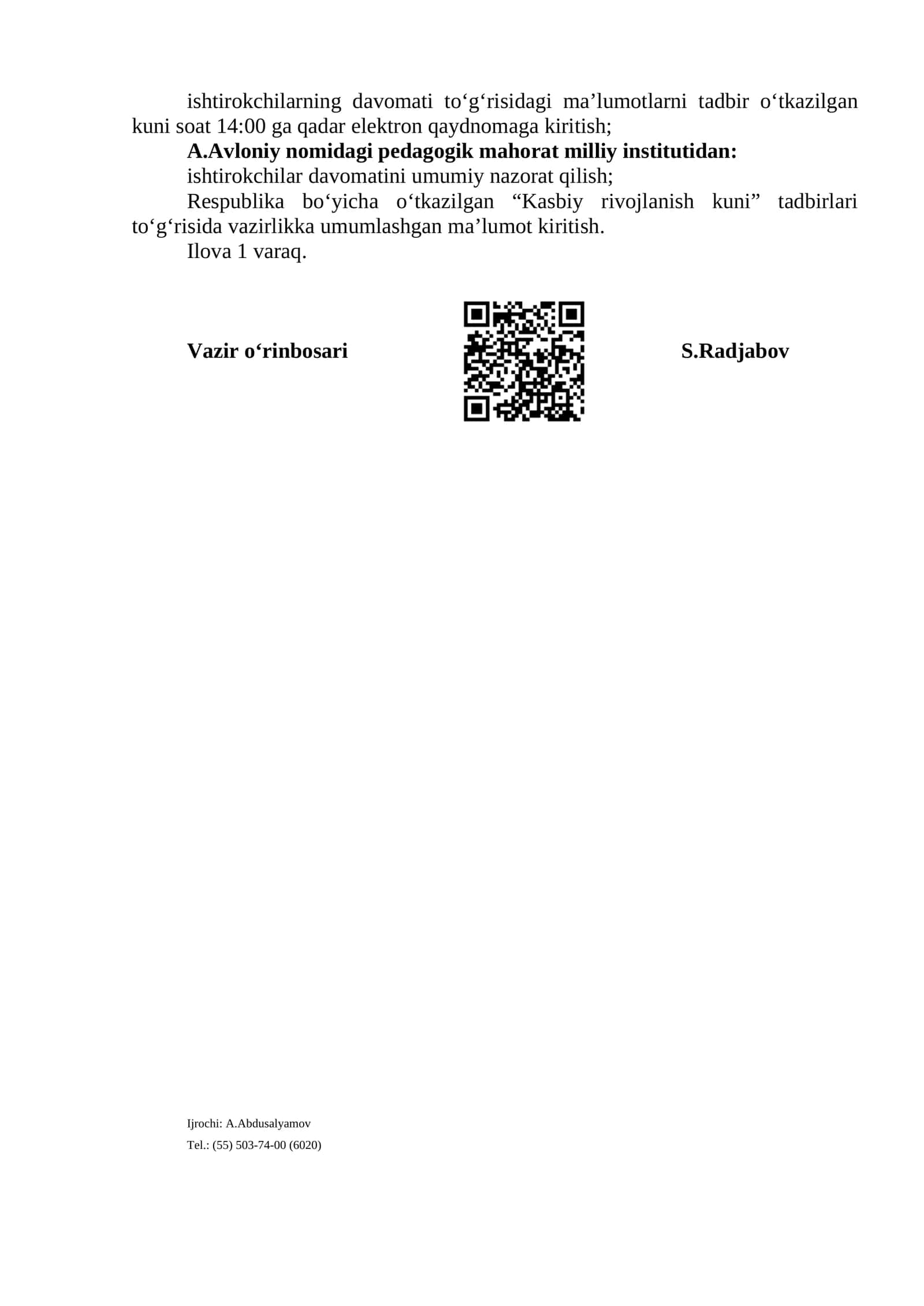 Kasbiy rivojlanish kuni 2