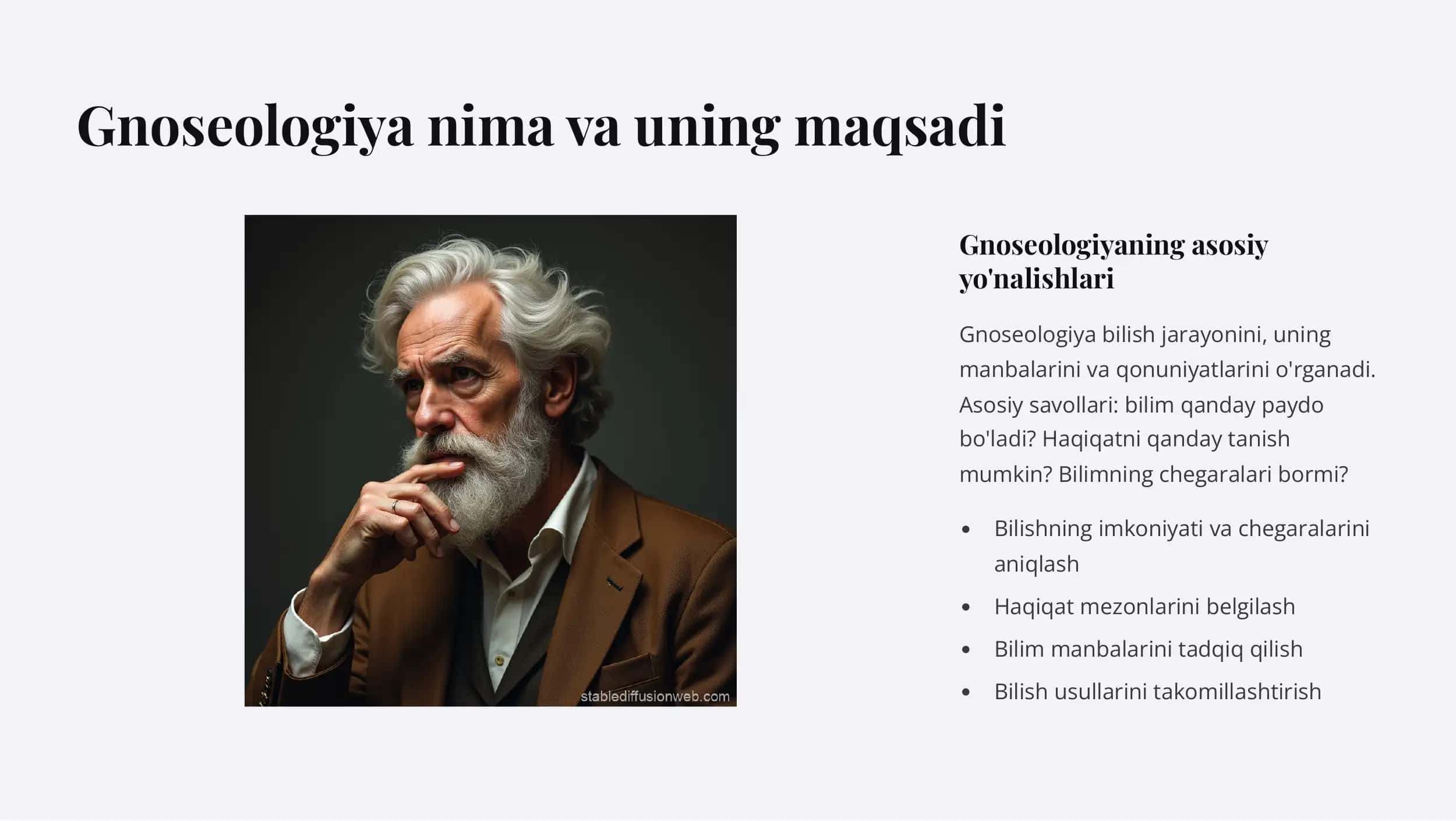 Bilish falsafasi (gnoseologiya) 2