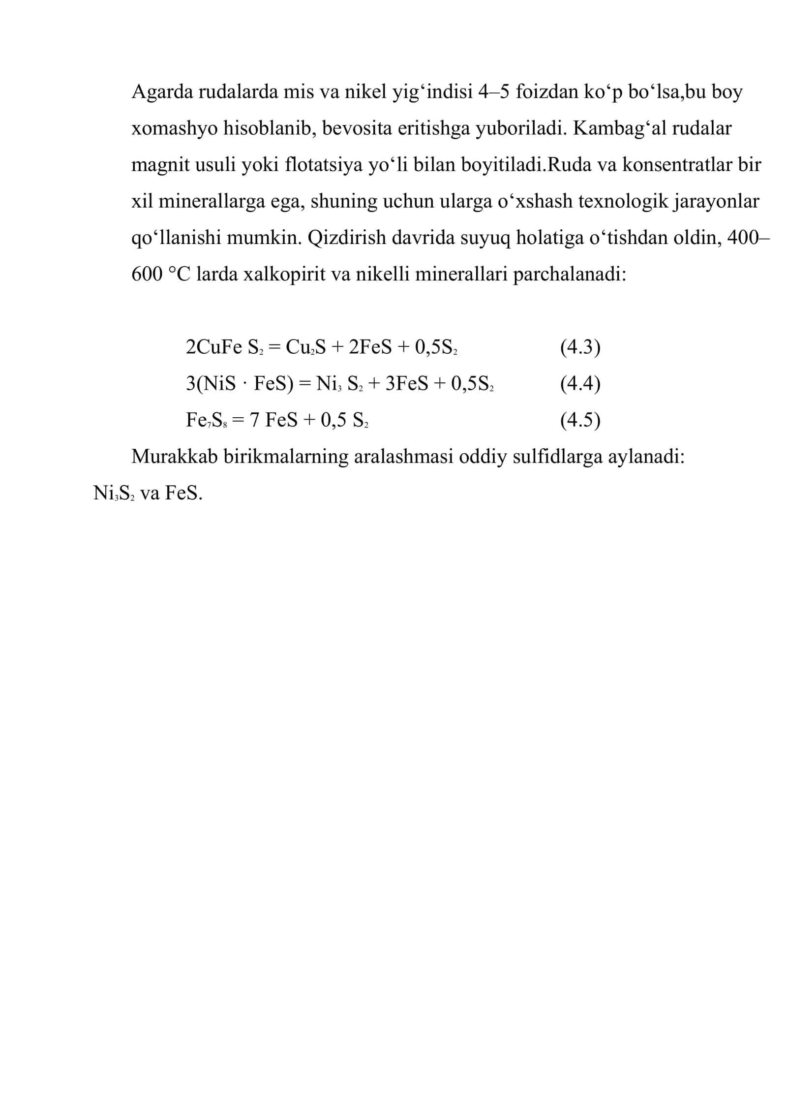 Pirometallurgik usul 2