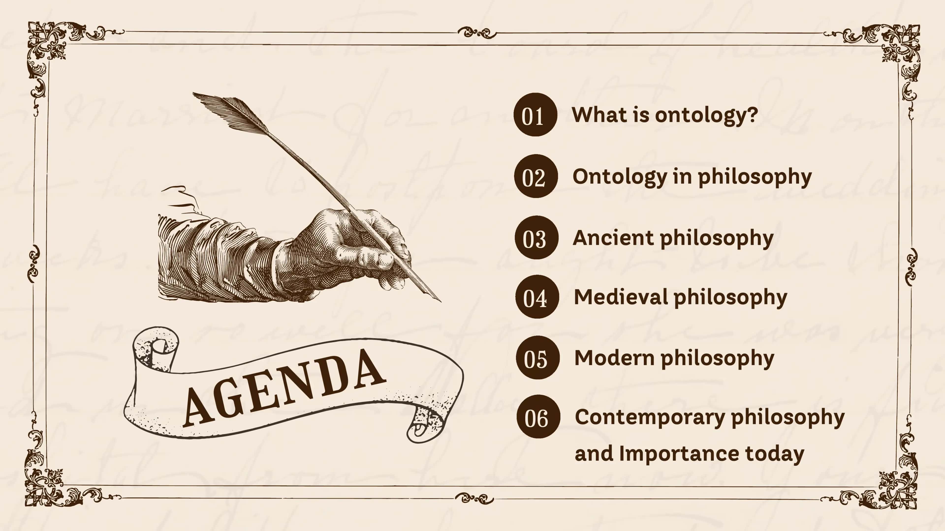 Ontology and Philosophy 2