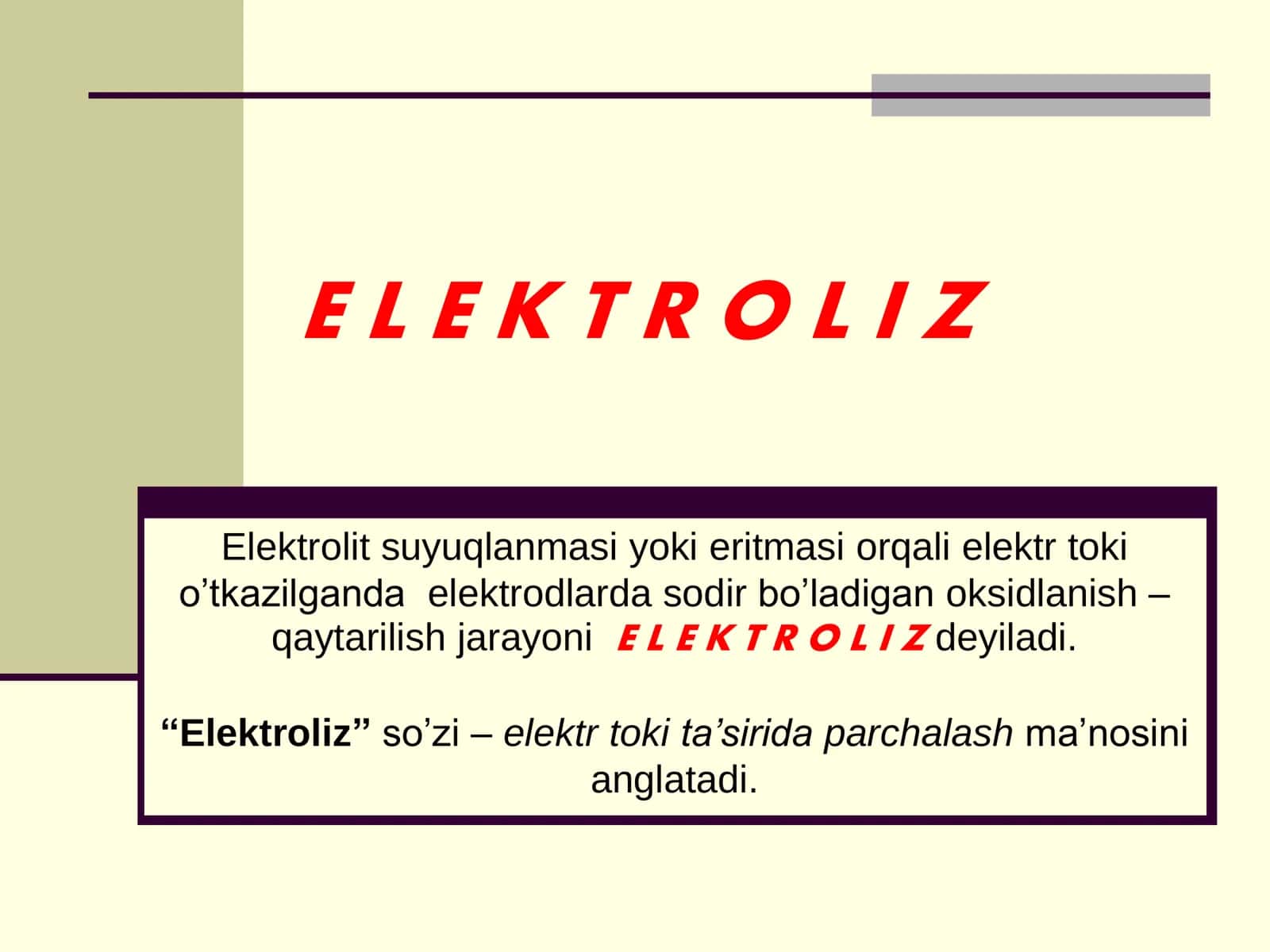 E L E K T R O L I Z 2