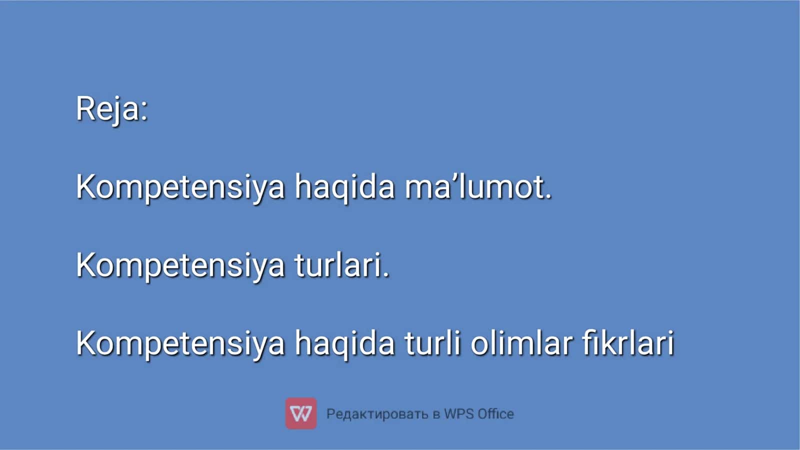 Kompetensiya turlari 2