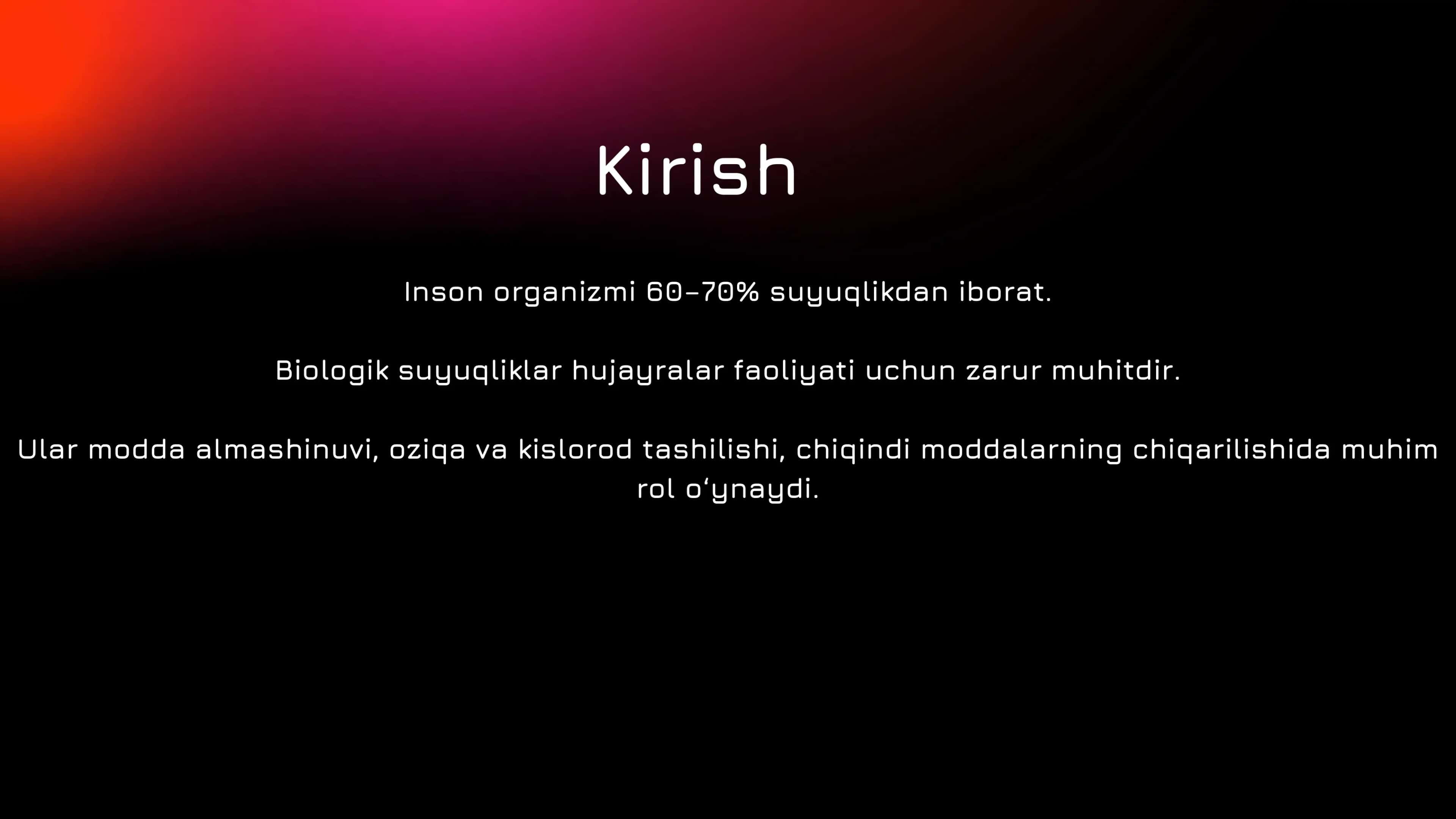 Biologik suyuqliklar 2