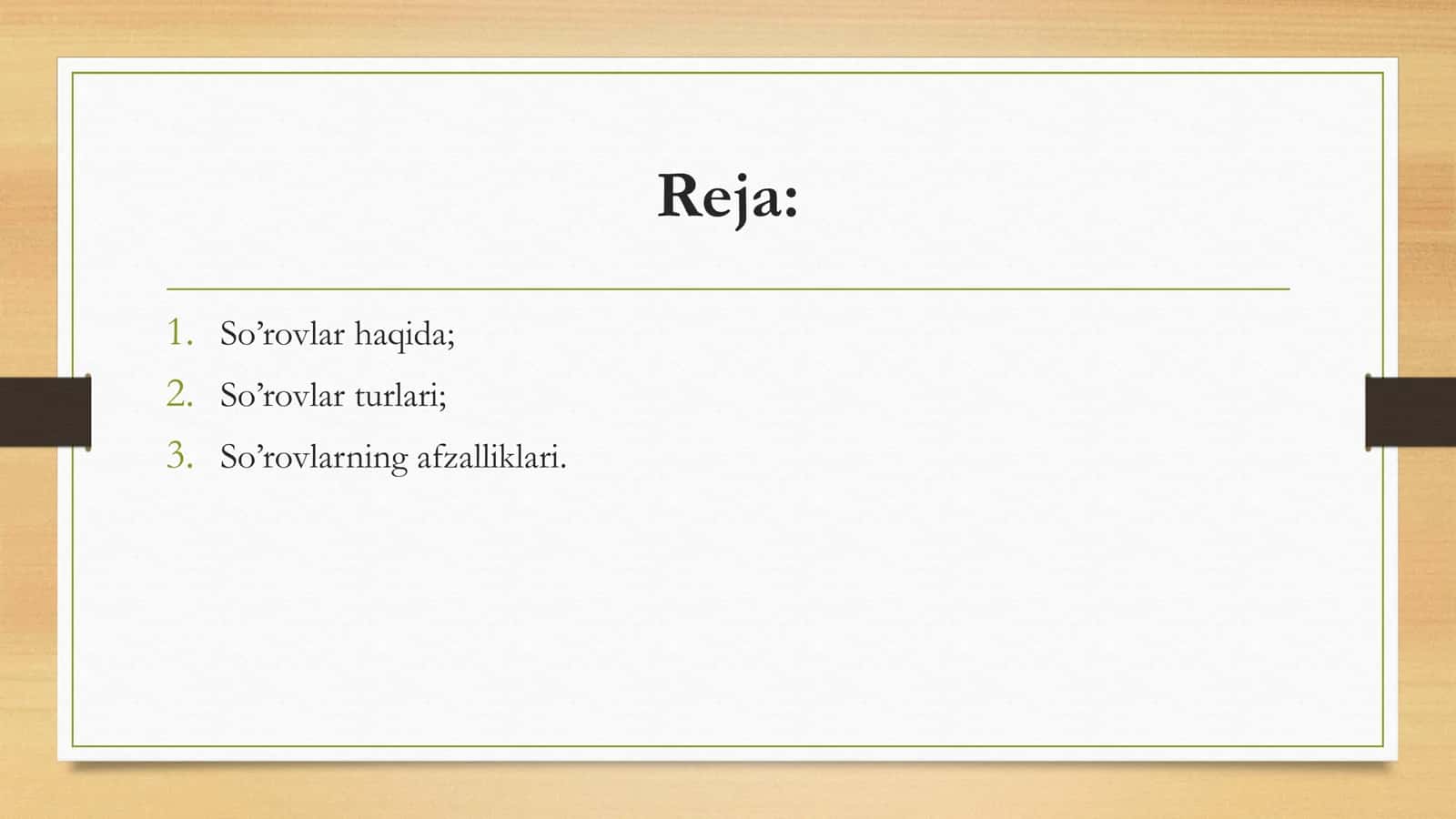 MySQL tilida so'rovlar 2
