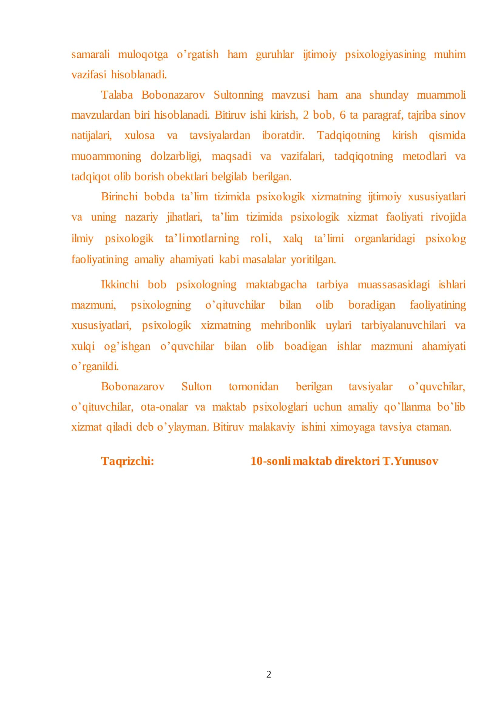 Ta’lim tizimida psixologik xizmatning ilmiy-amaliy asoslari 2