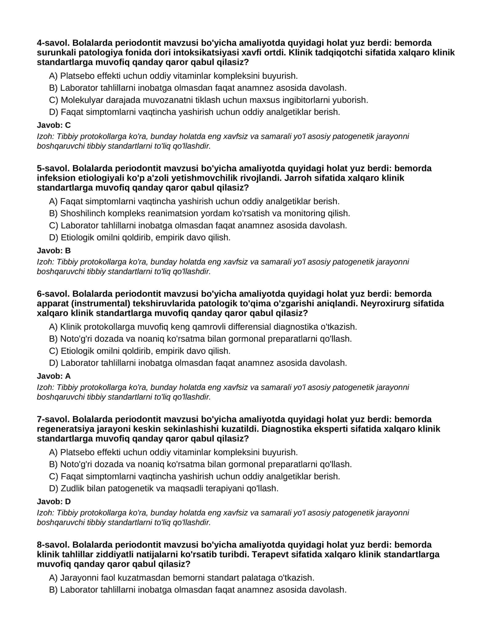 BOLALARDA PERIODONTIT - 3-QISM 2