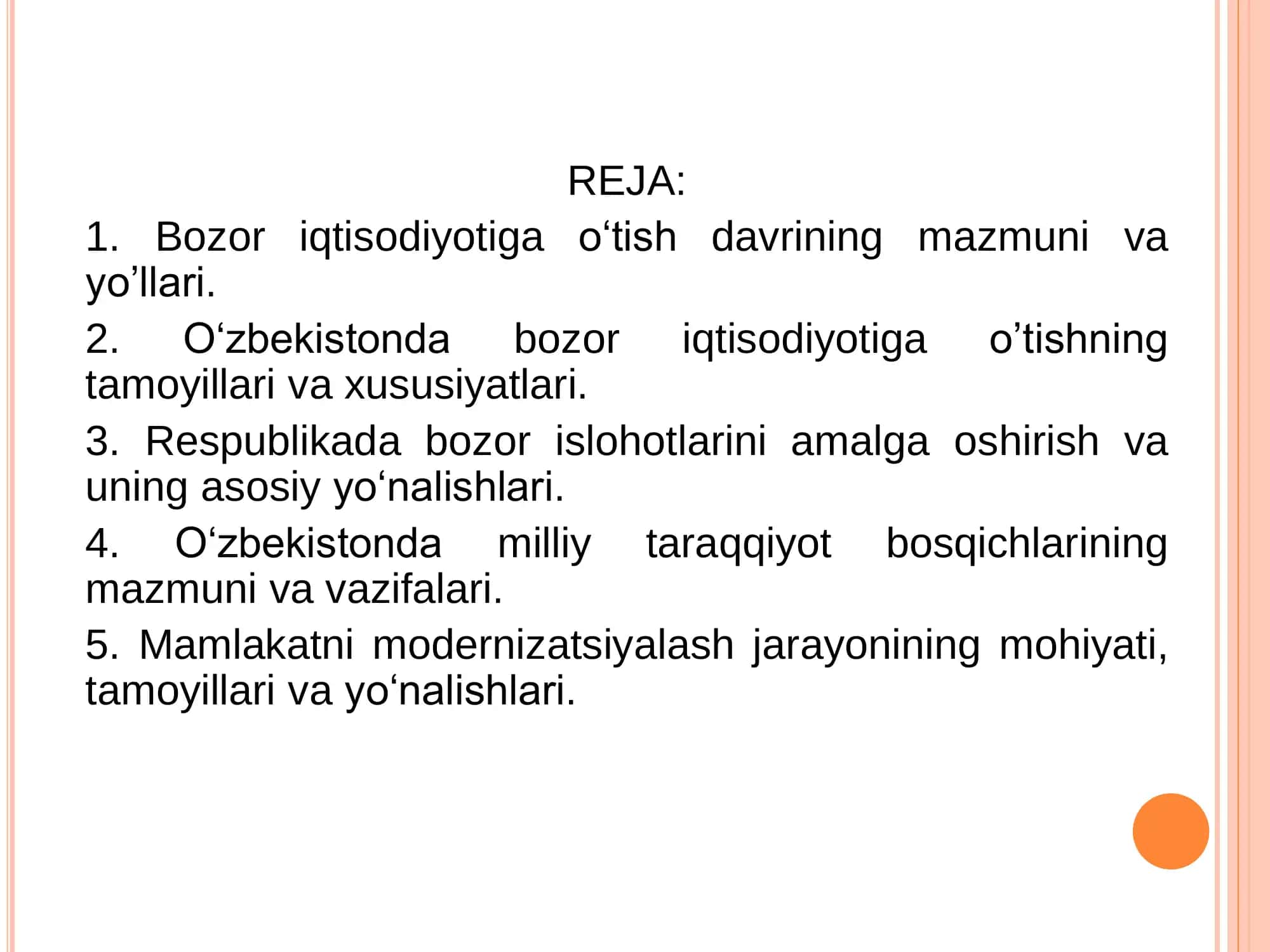 BOZOR IQTISODIYOTIGA O‘TISH DAVRI VA UNING O‘ZBEKISTONDAGI XUSUSIYATLARI 2
