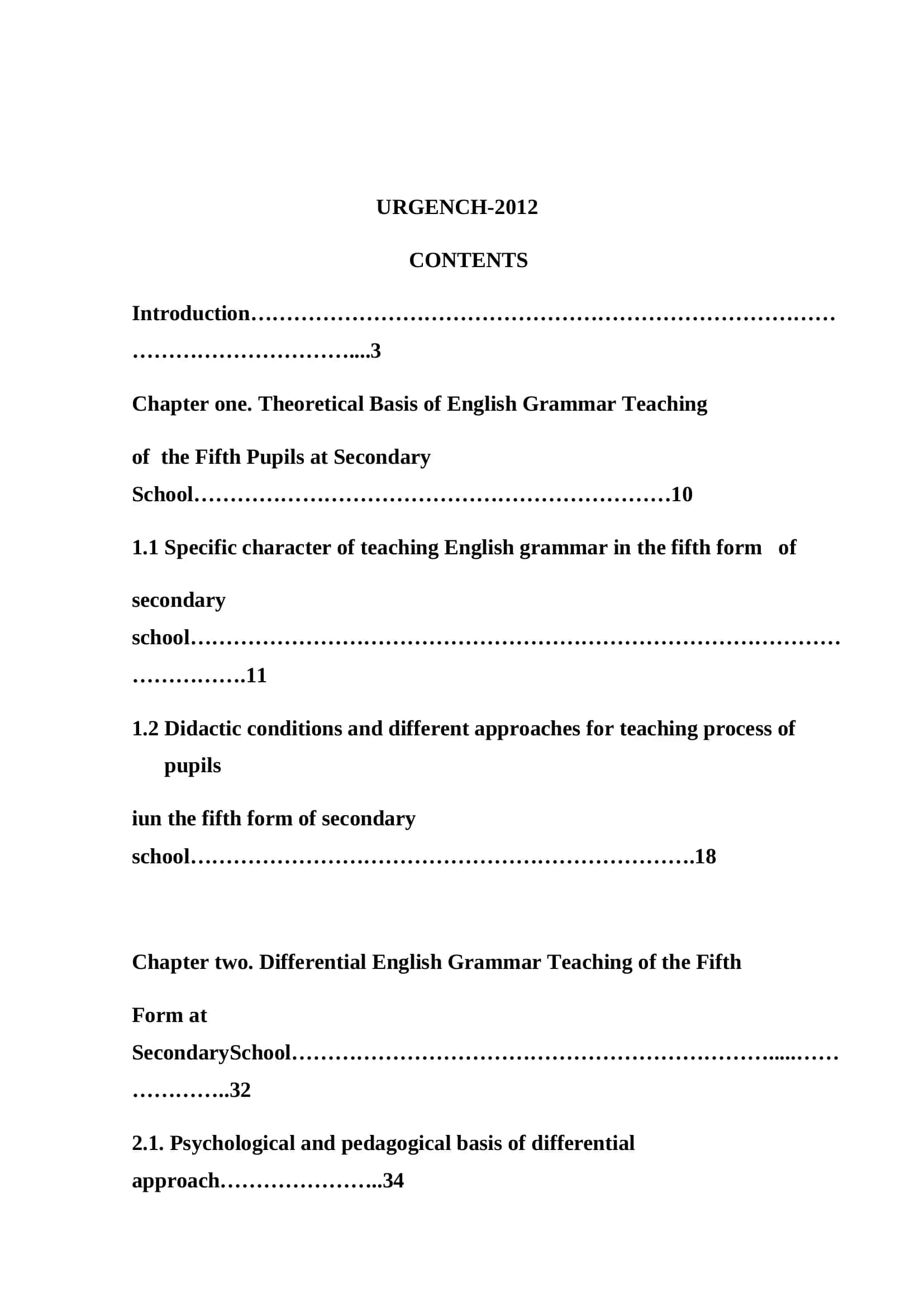 DIFFERENTIATED ENGLISH GRAMMAR TEACHING 2