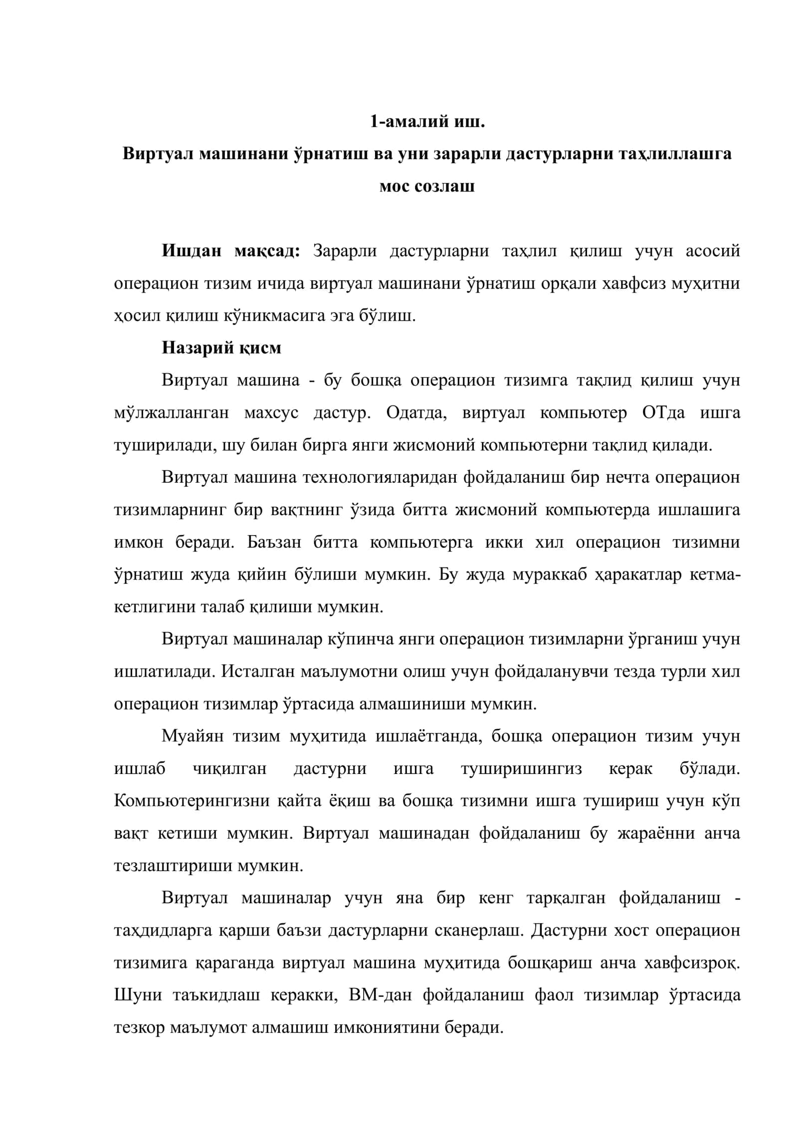 Виртуал машина 2