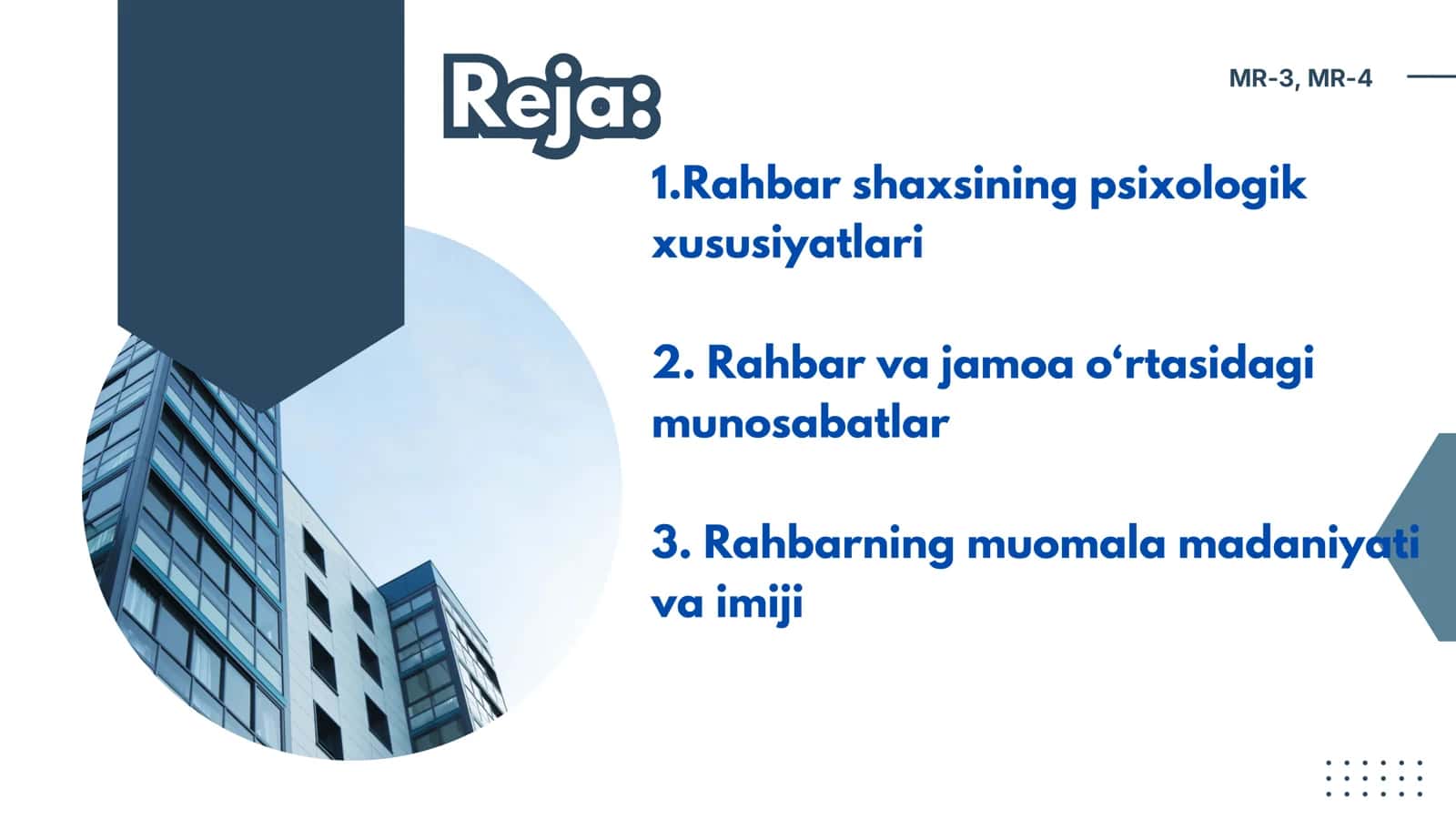 RAHBAR SHAXSI PSIXOLOGIYASI VA MUOMALA MADANIYATI 2