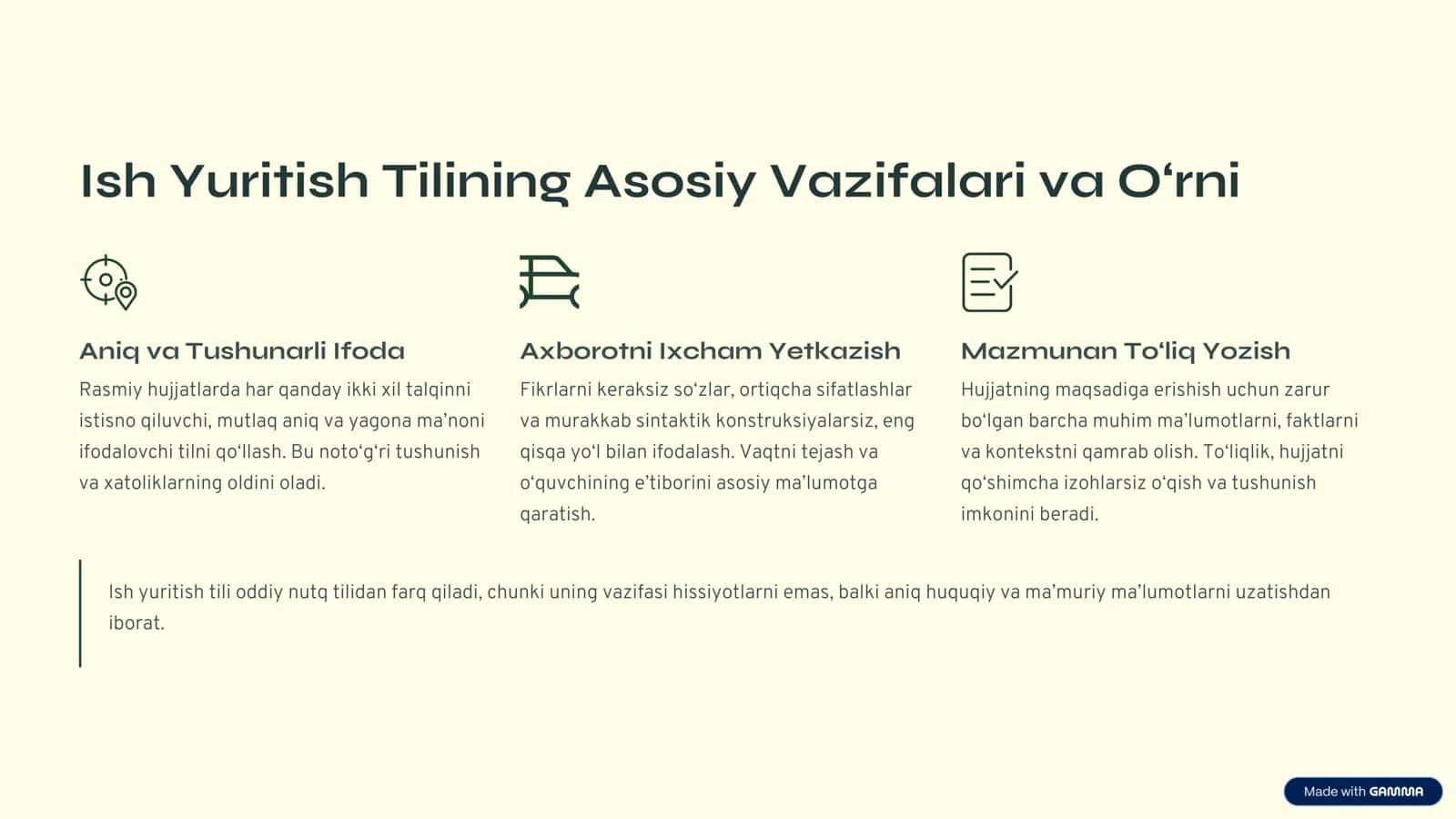 Ish Yuritish Tili va Uslubi 2