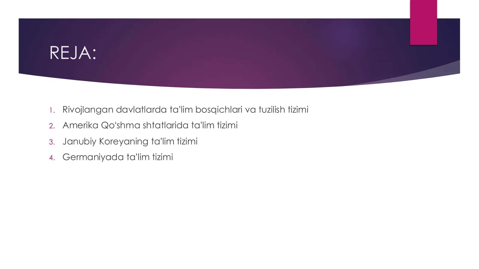 Iqtisodiy rivojlangan davlatlarda taʼlim tizimi 2