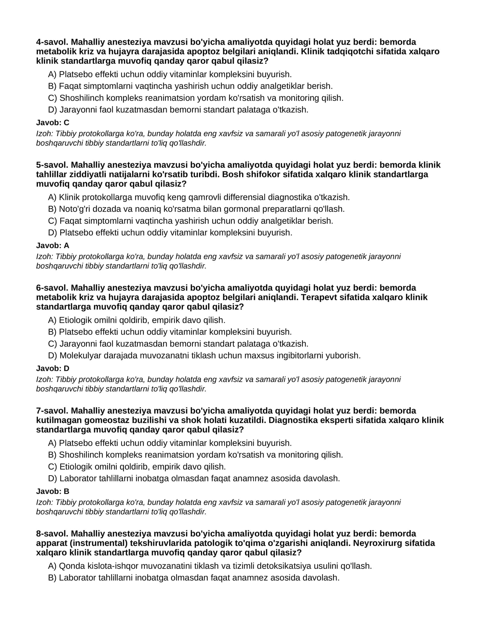 MAHALLIY ANESTEZIYA - 3-QISM 2