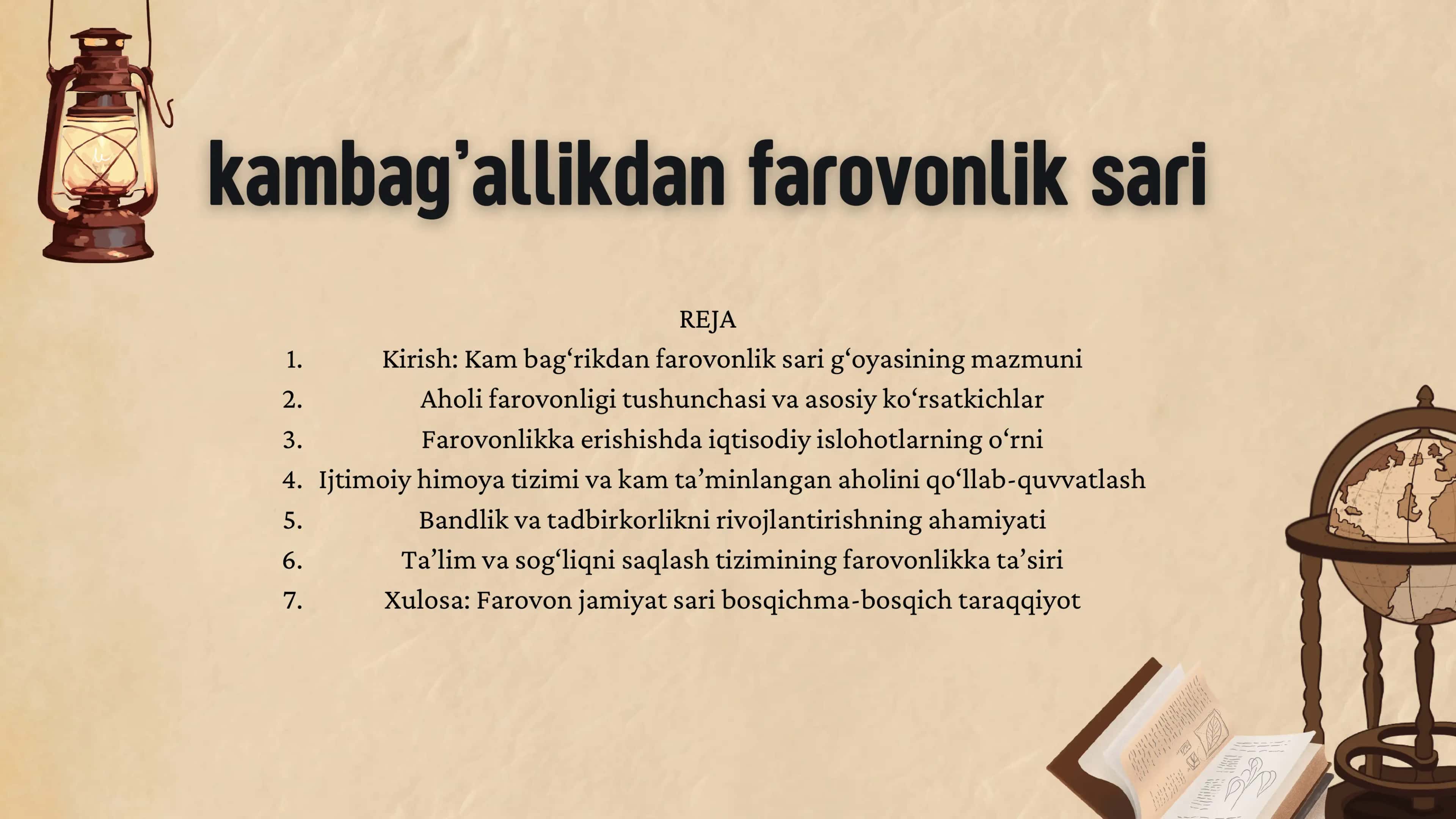 Kam bag‘rikdan farovonlik sari 2