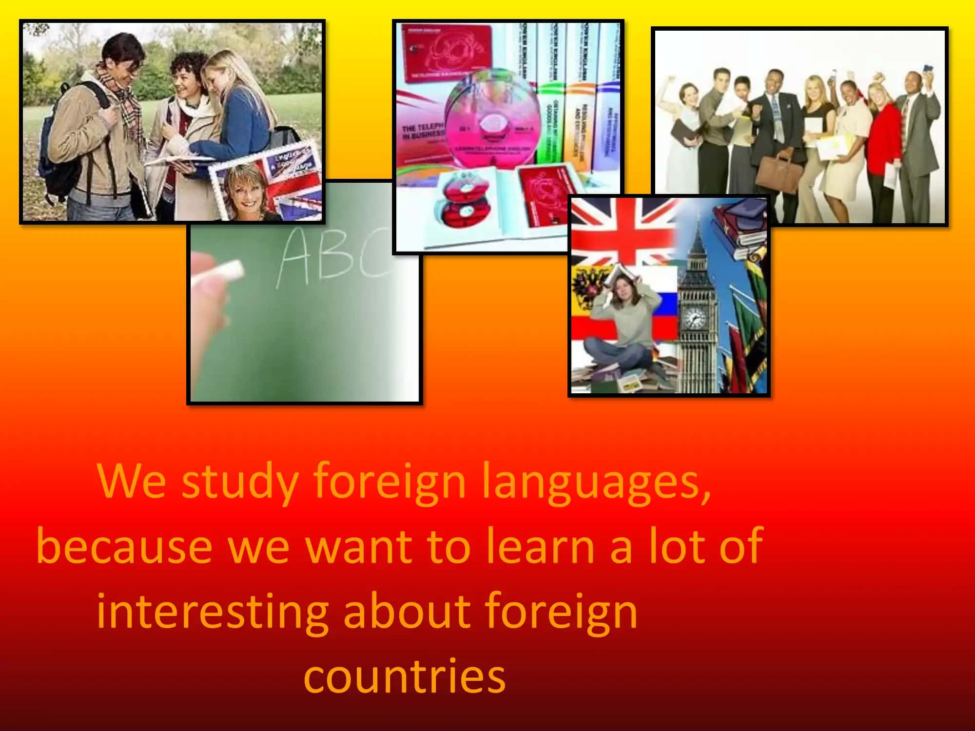 Foreign languages in our life 2