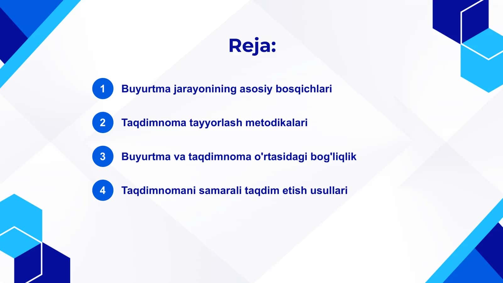 Buyurtma 2