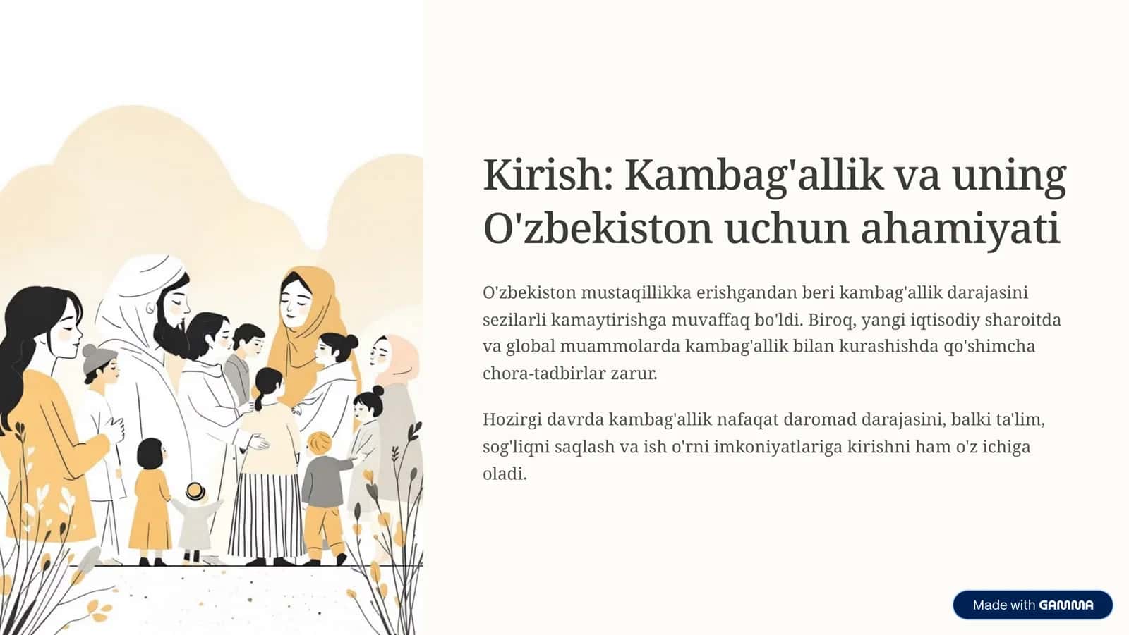 Kambag'allikni qisqartirish strategiyalari 2