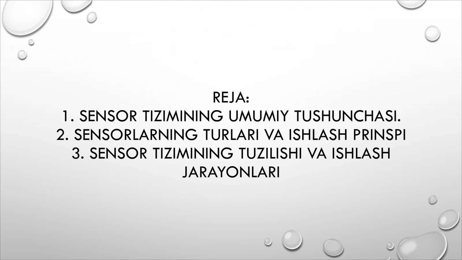 Sensor tizim 2