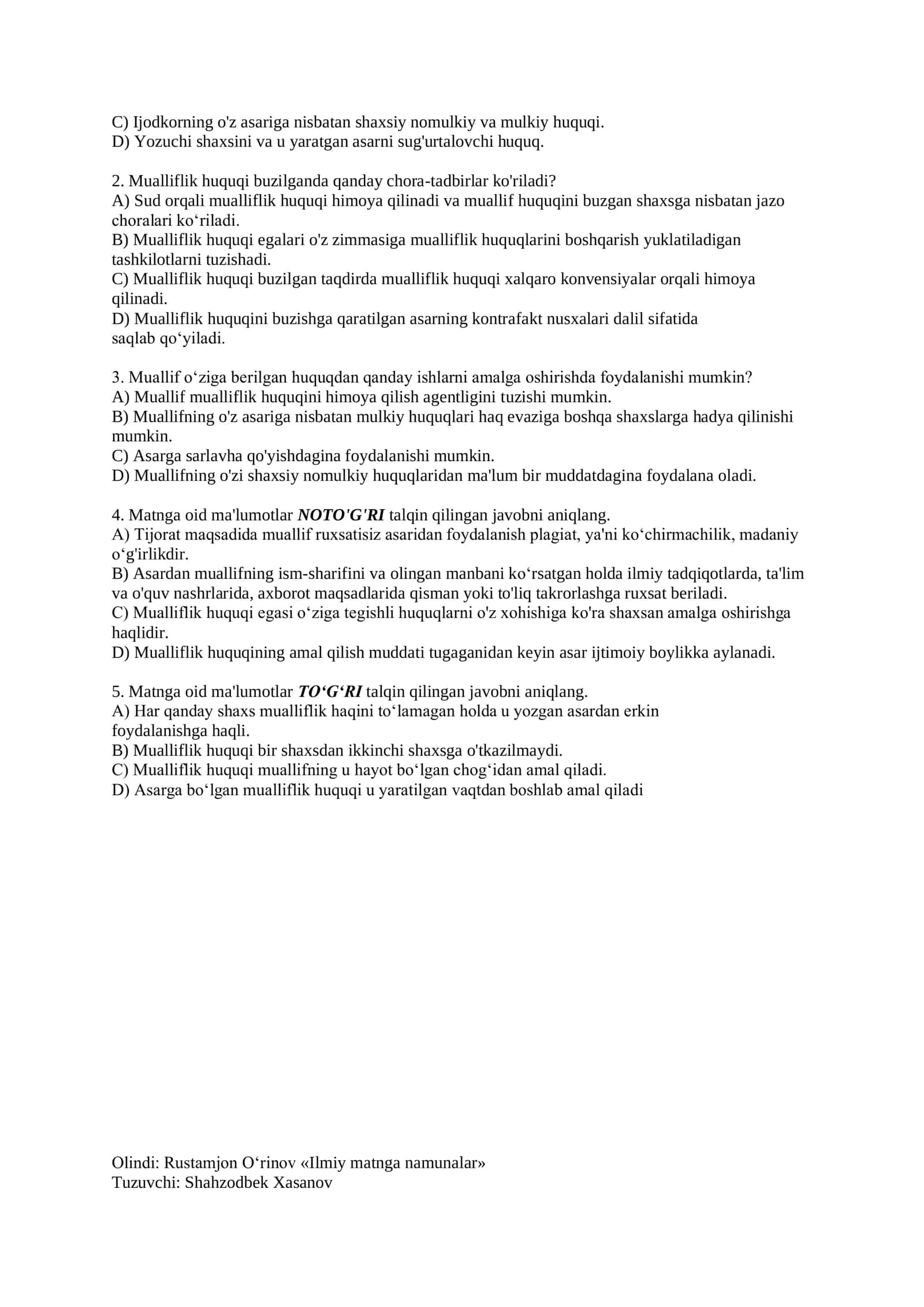 MUALLIFLIK HUQUQI 2
