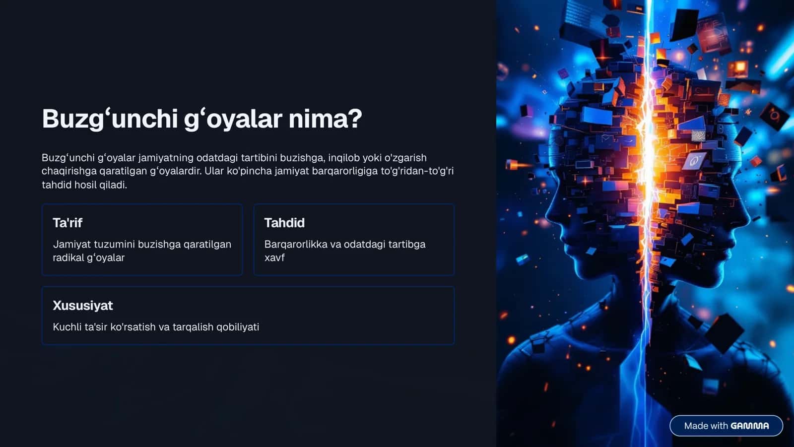 Buzgʼunchi gʼoyalar va ularning jamiyatga ta'siri 2