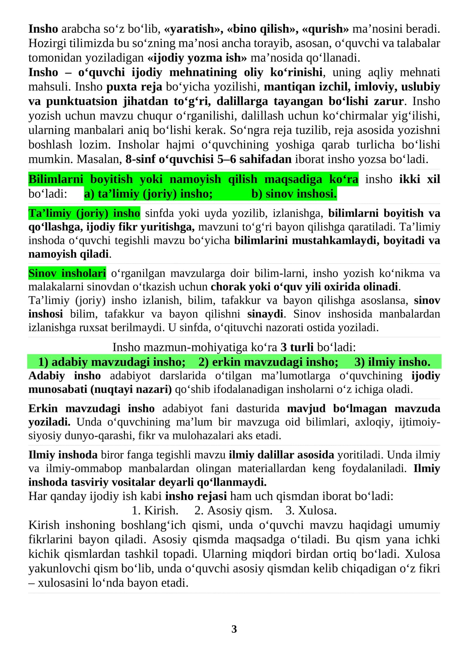 Grammatika va testlari 2