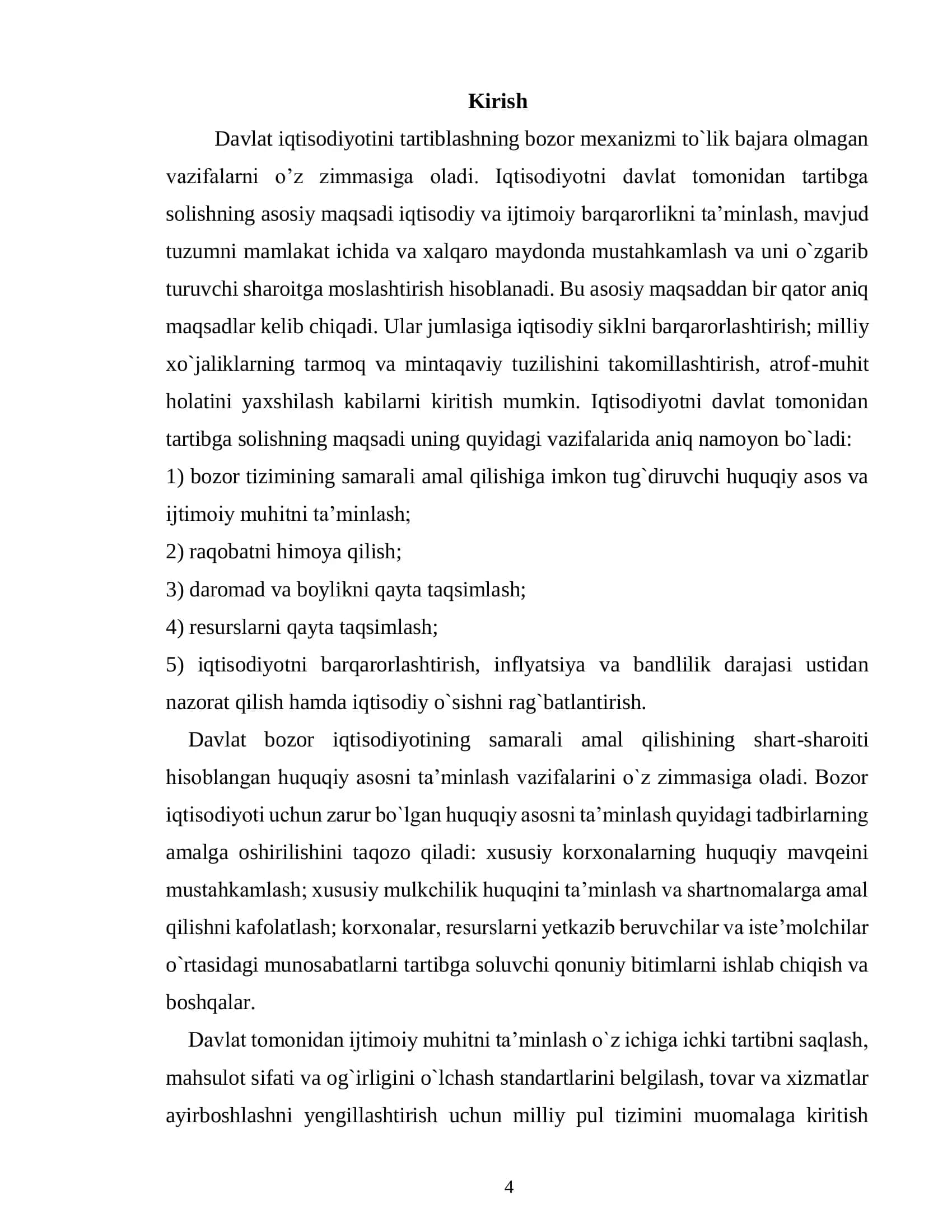 IQTISODIYOTNI DAVLAT TOMONIDAN TARTIBGA SOLISHNING NAZARIYALARI VA EVOLYUTSIYASI 2