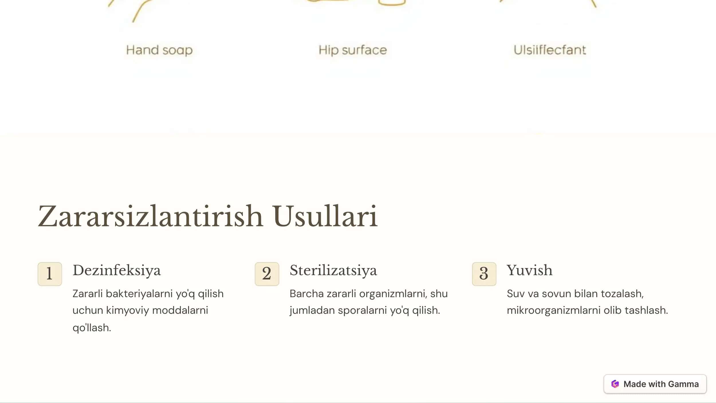 Zahmga Qarshi Vositalar 2