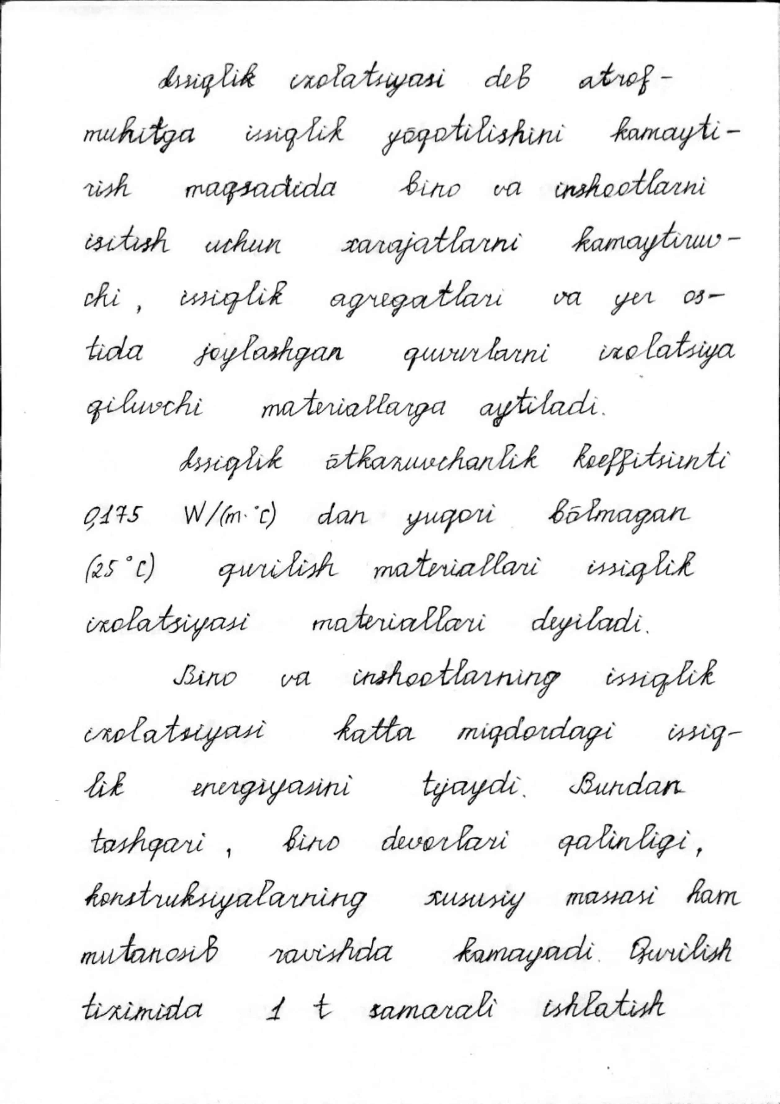 Zamonaviy issiqlik izolyatsiya materiallari 2