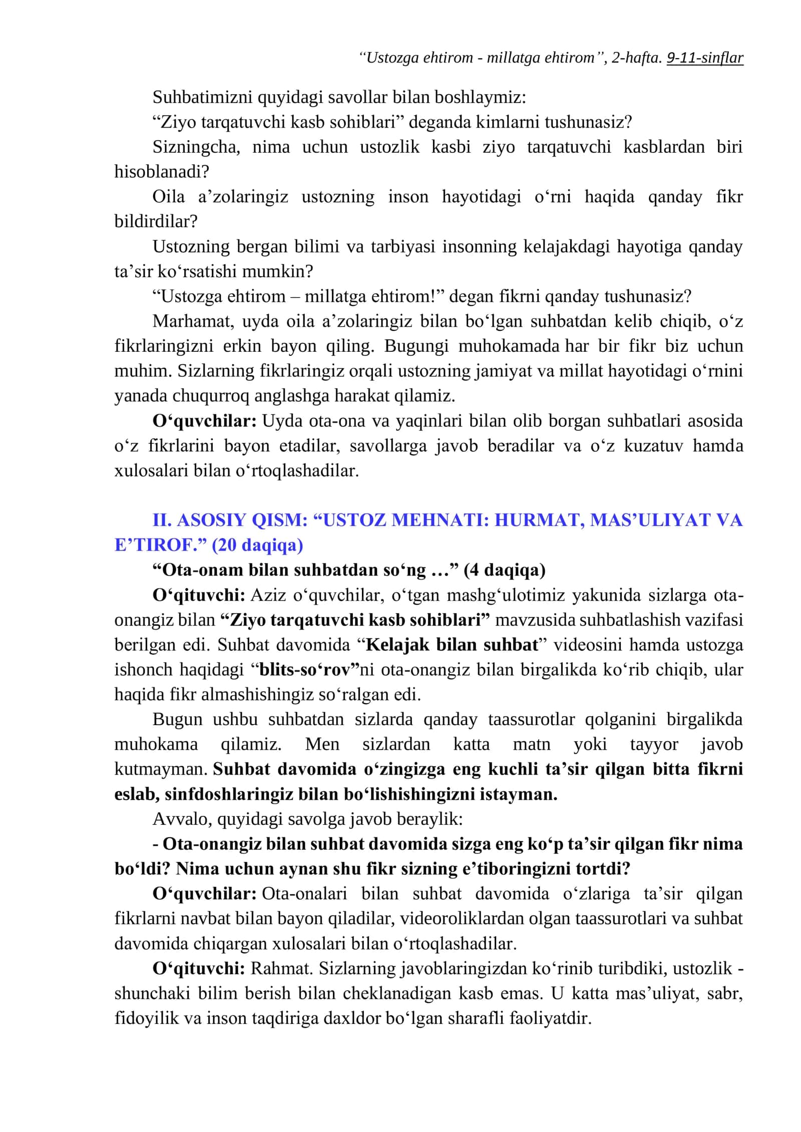 ZIYO TARQATUVCHI – KASB SOHIBLARI 2