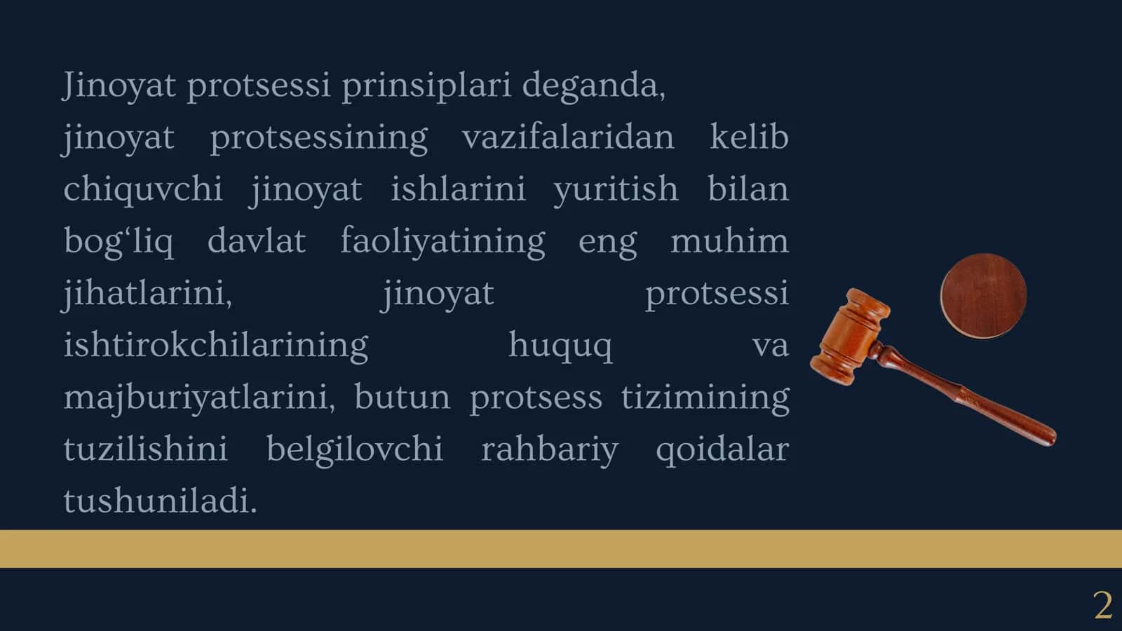 JINOYAT PROTSESSINING PRINSPLARI 2