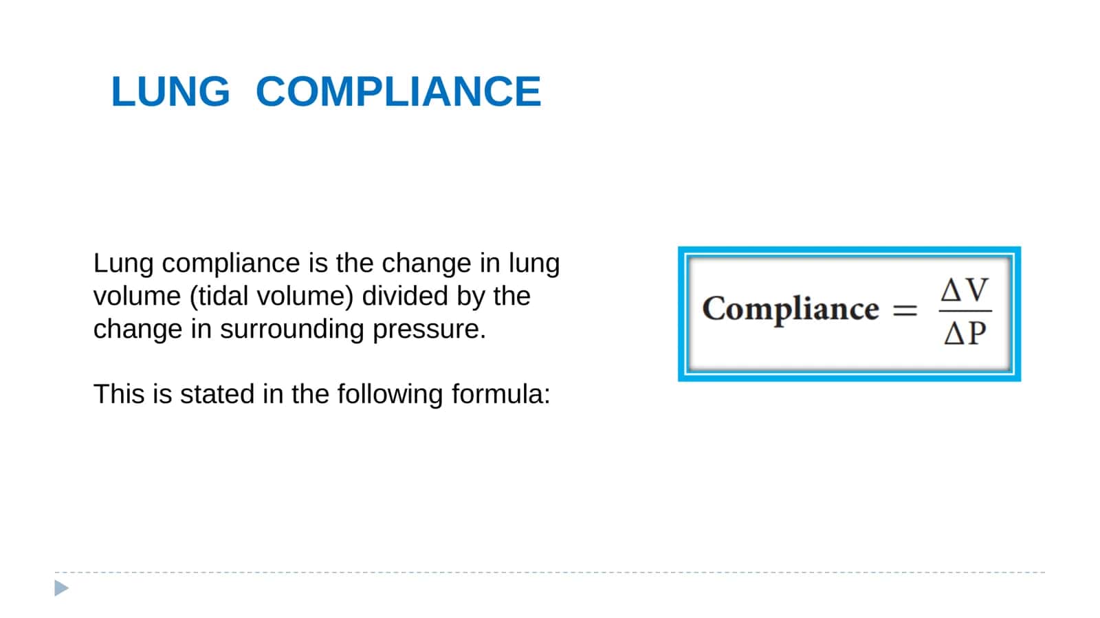 LUNG COMPLIANCE 2