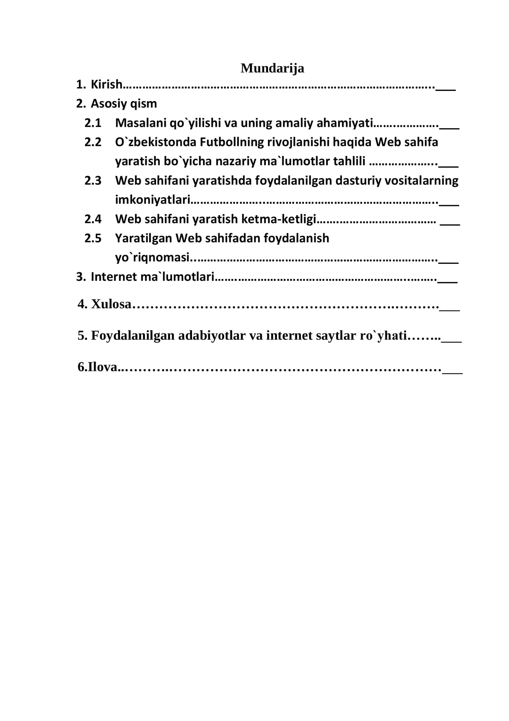 Kasb ta’limi (Informatika va IT) 2